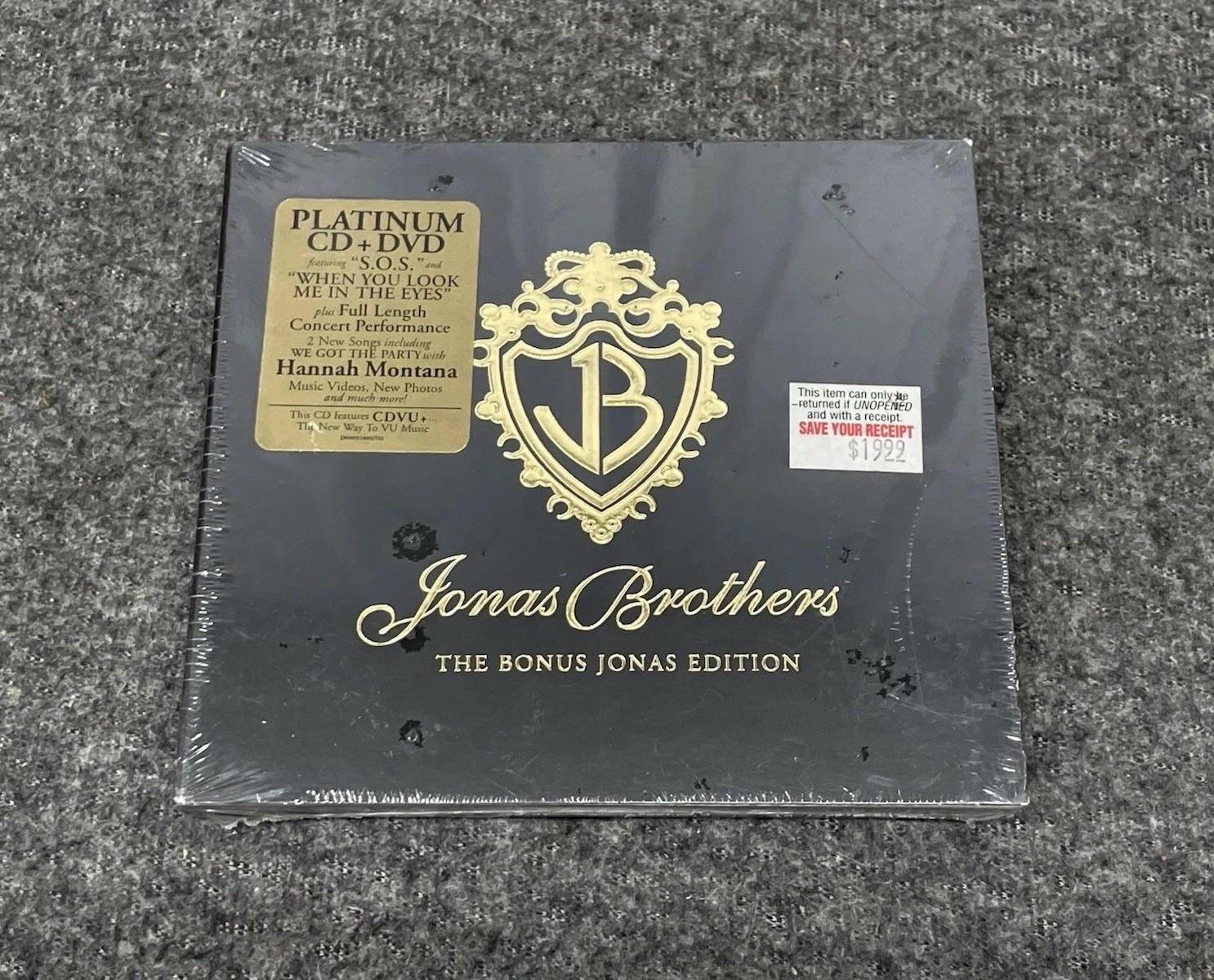 Jonas Brothers - Bonus Jonas Edition (CD, 2007) Platinum CD + DVD - New & Sealed Jonas Brothers - Bonus Jonas Edition (CD, 2007) Platinum CD + DVD - New & Sealed