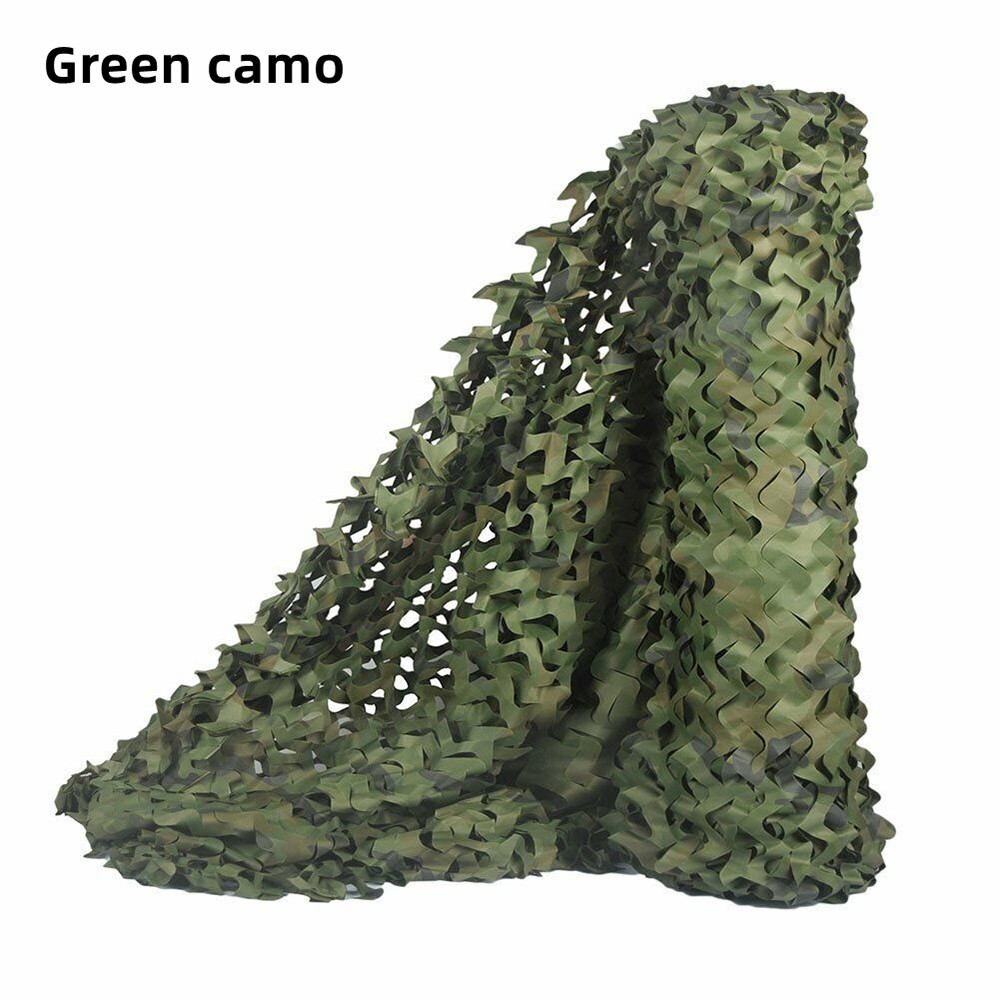 Outdoor Camouflage Netting Army Net Camping Hide Hunting Green Net Camo Woodland