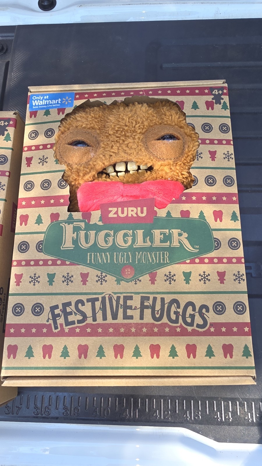New Fuggler Festive Fuggs Funny Ugly Monster Holiday Gingerbread Man Christmas