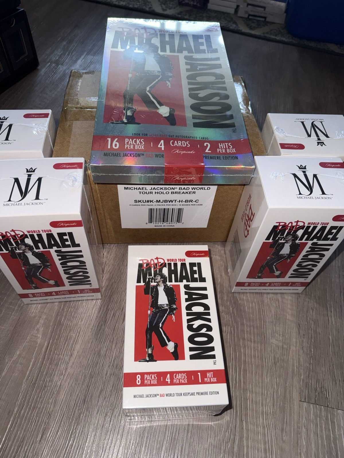 2025 Keepsake Michael Jackson Bad World Tour HOLO Breaker 10 Box Case + 6 Boxes
