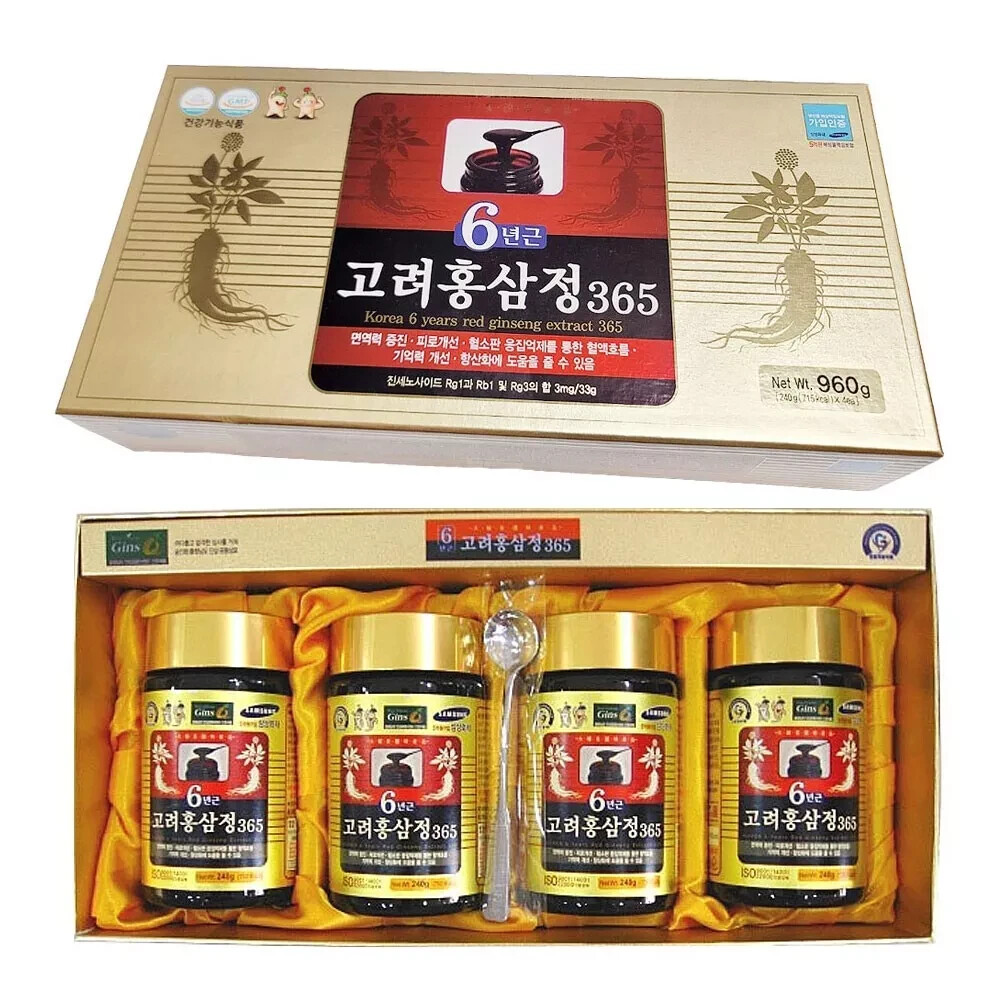 [Express] Korean 6-Year Red Ginseng Extract 365, 240g x 4ea Red Ginseng Tea