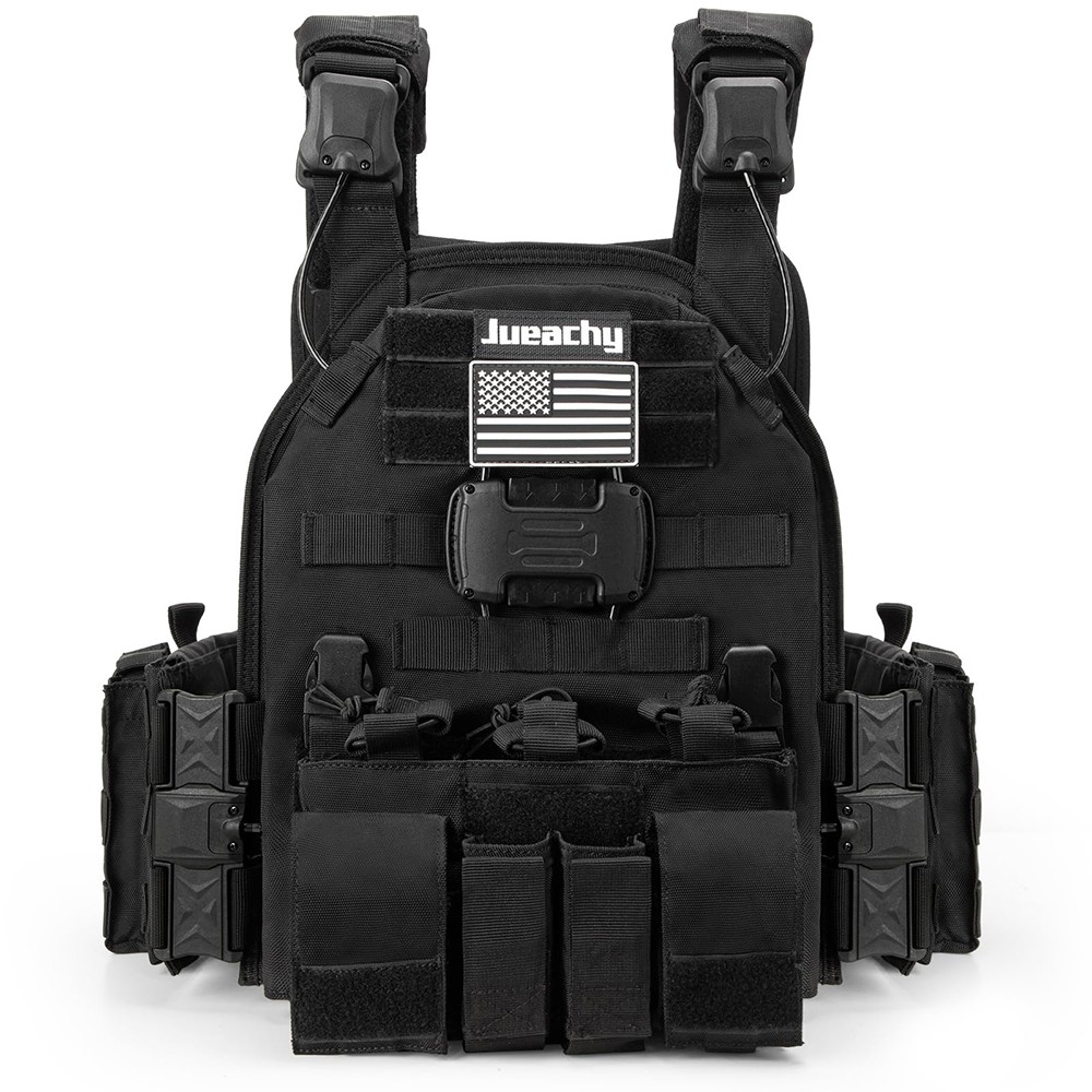Military Tactical Vest Molle Combat Assault Plate Carrier without Plates