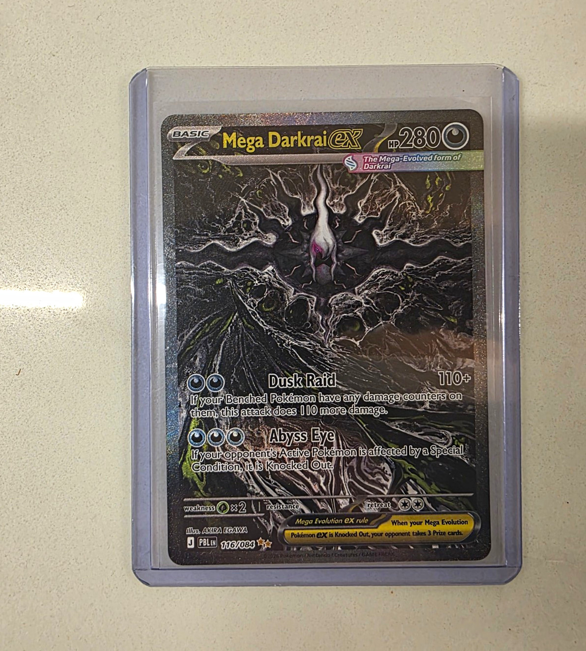 Pokemon TCG Mega Darkrai EX 116/084