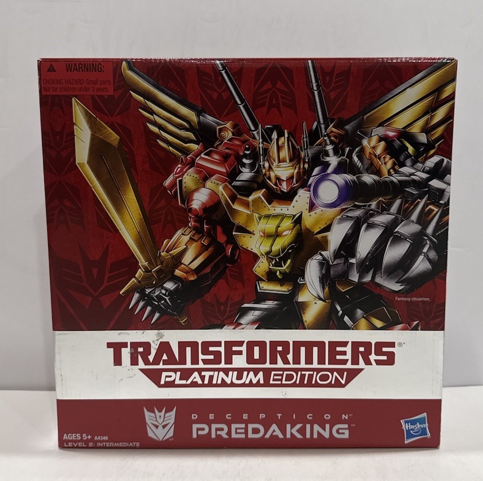 Hasbro Transformers Platinum Edition Predaking - New In Sealed Box