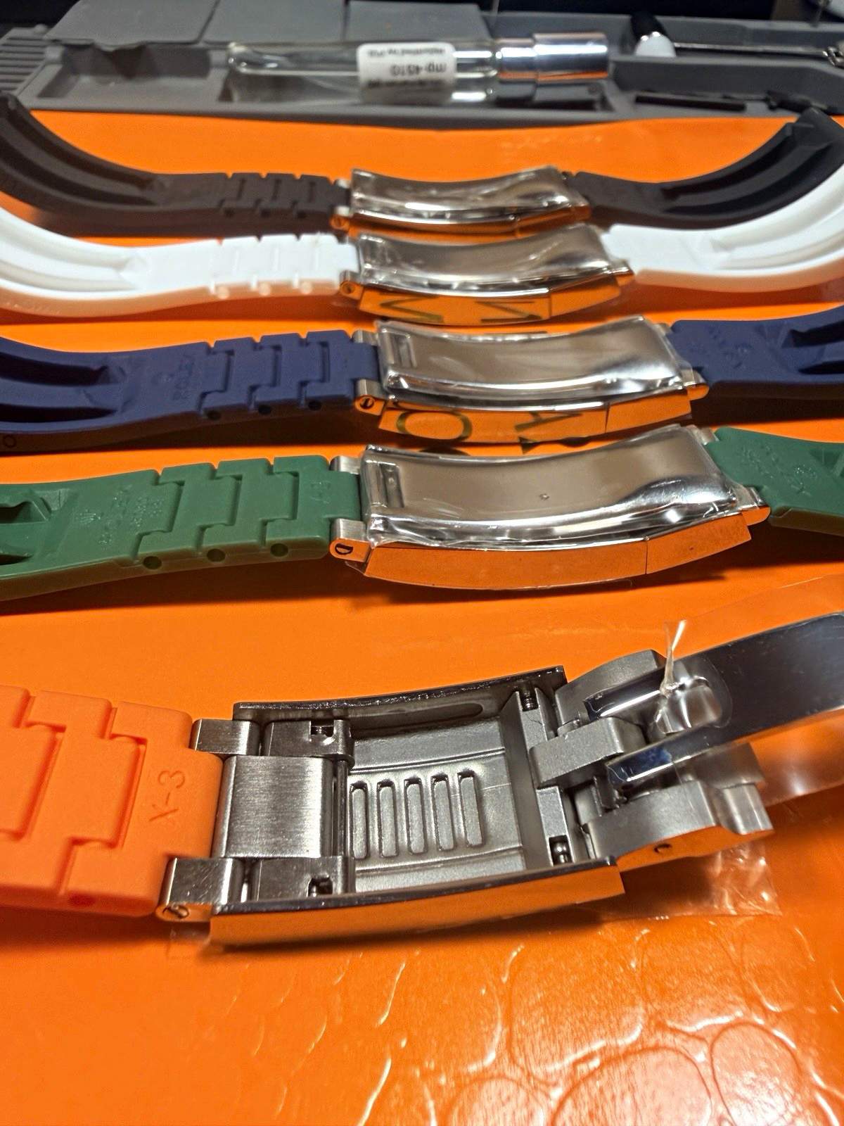 20mm silicone rubber watch strap wristband fits Rolex oysterflex selling each 20mm silicone rubber watch strap wristband fits Rolex oysterflex selling each
