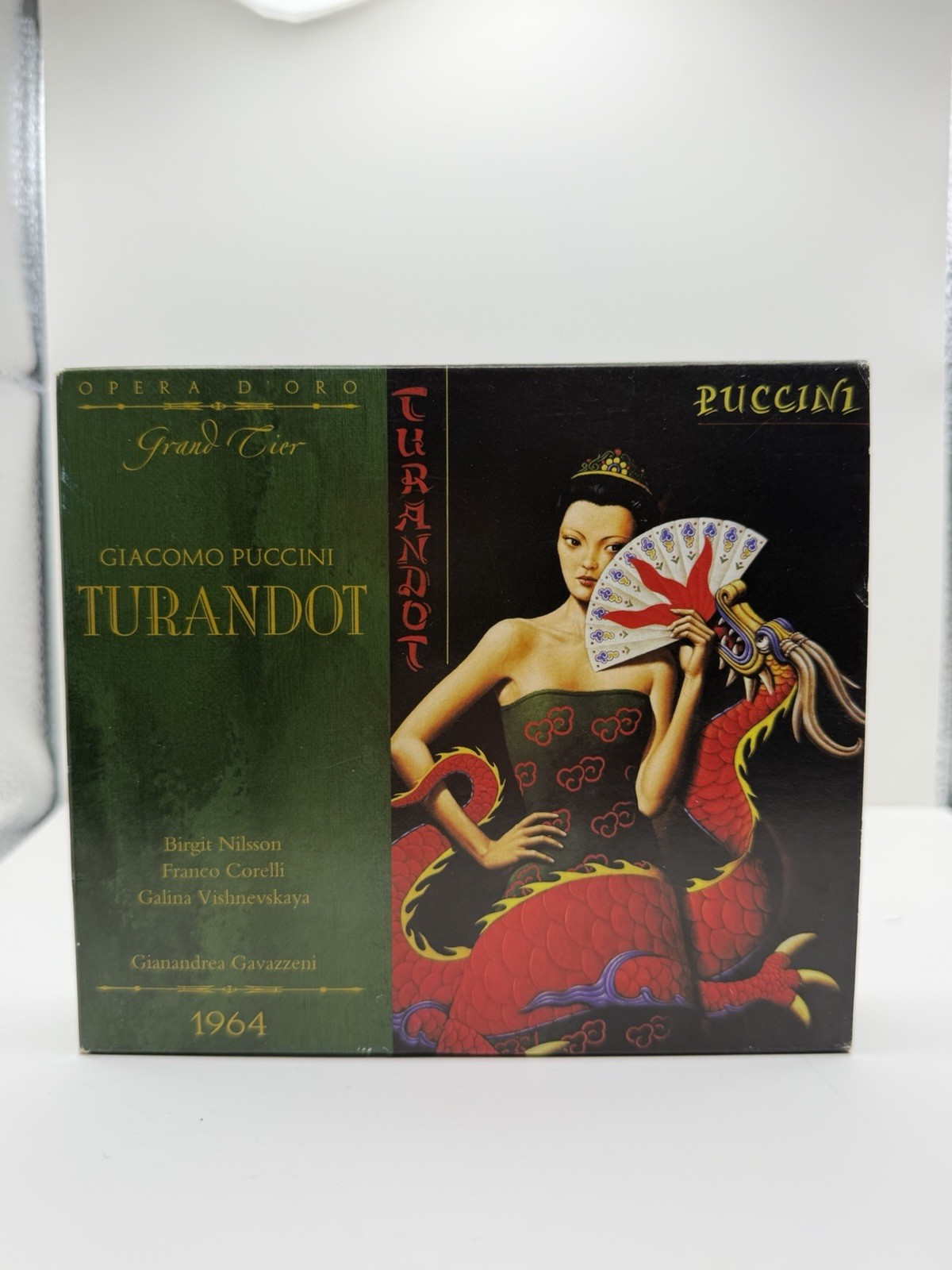 Giacomo Puccini: Turandot by Gianandrea Gavazzeni (CD, 2 Discs, Opera D'Oro) Giacomo Puccini: Turandot by Gianandrea Gavazzeni (CD, 2 Discs, Opera D'Oro)