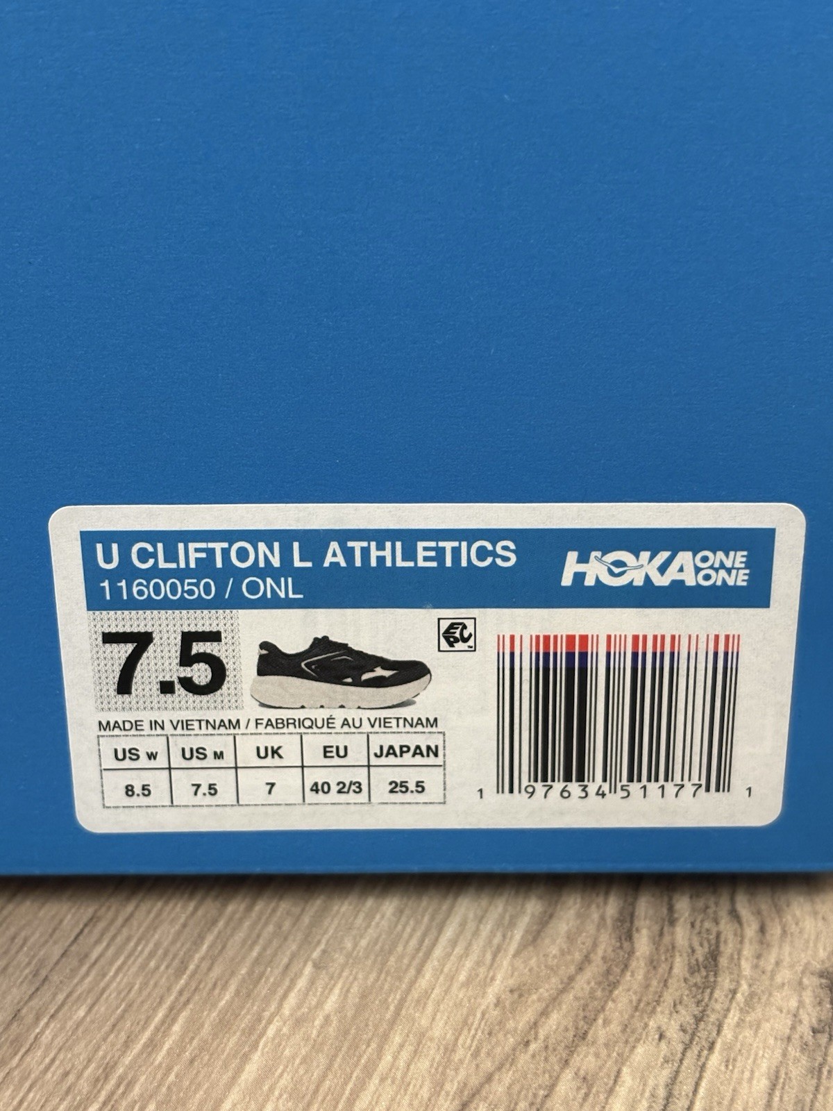 Hoka One One U Clifton L Athletics Size M7.5 W8.5 Style 1160050 / ONL Hoka One One U Clifton L Athletics Size M7.5 W8.5 Style 1160050 / ONL