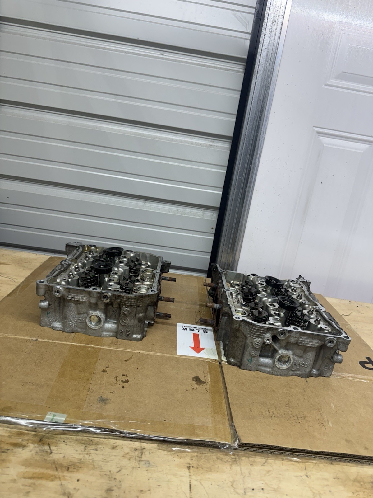 2013-2020 Subaru BR-Z FR-S 86 2.0L FA20D Engine Cylinder Head Pair OE 2013-2020 Subaru BR-Z FR-S 86 2.0L FA20D Engine Cylinder Head Pair OE
