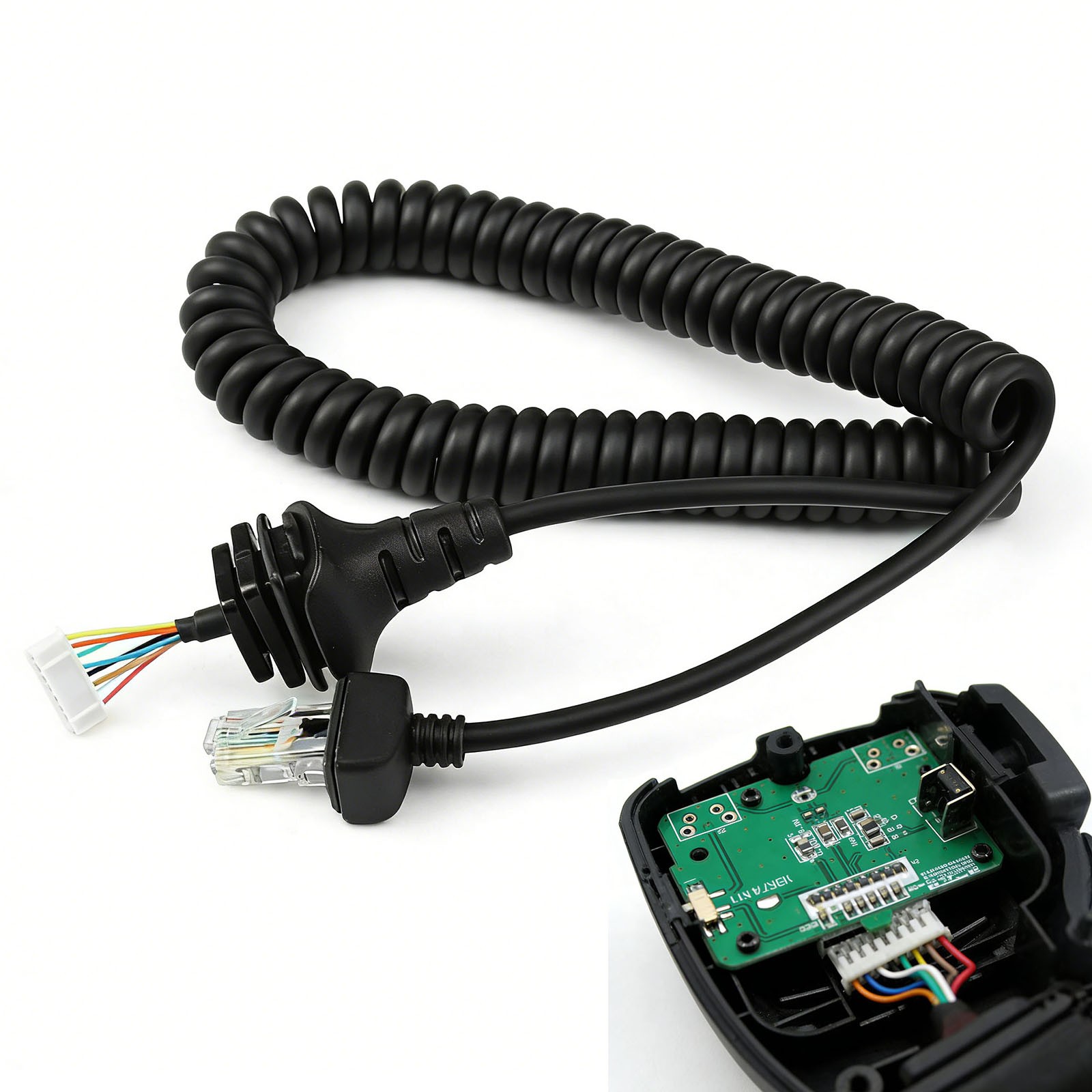 NEW HM-152 Mic Cable For ICOM IC-2300H IC-2800H IC-2725E IC-2825E IC-V8000 Radio