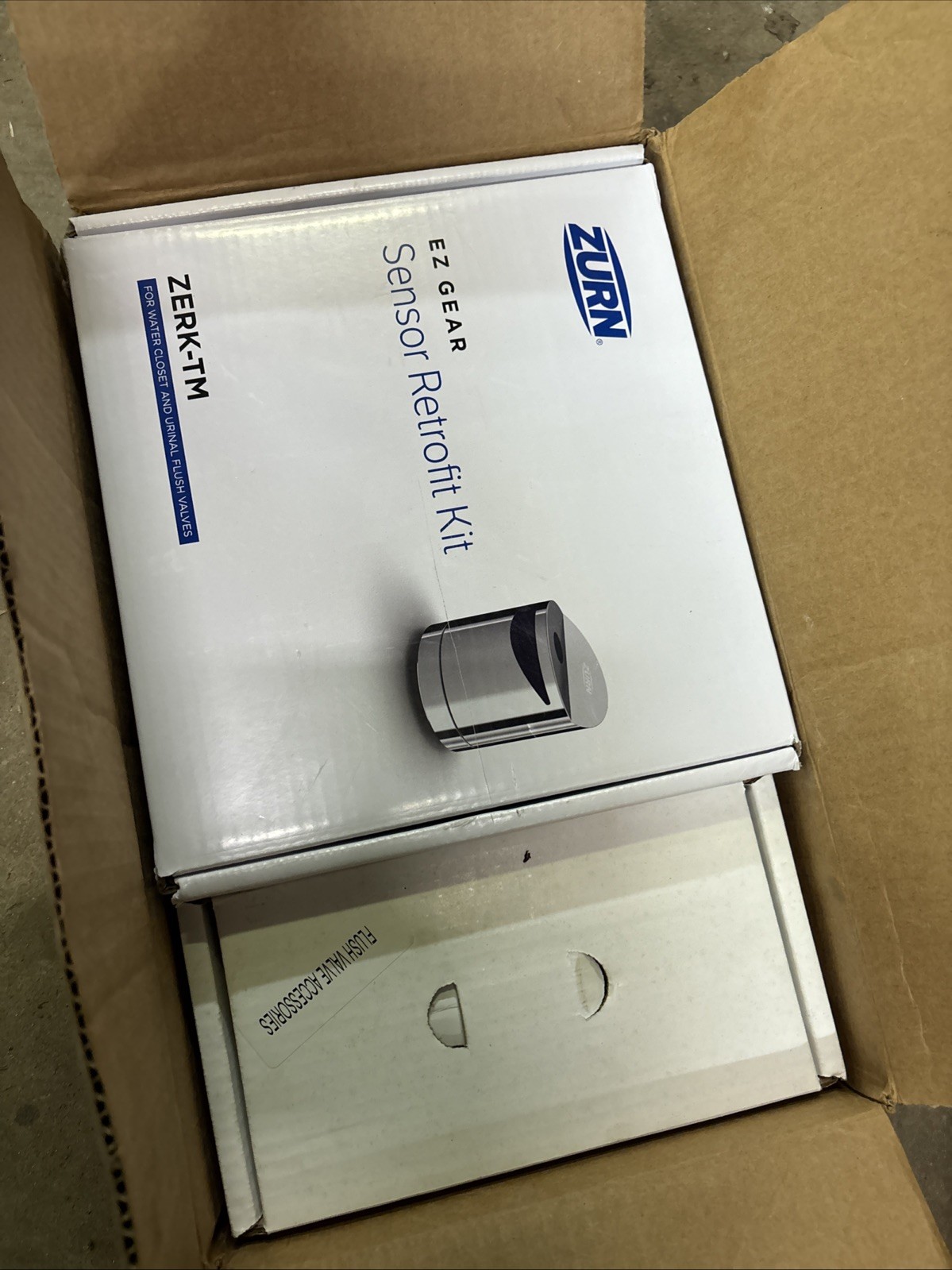 Zurn ZER6003AV-EWS-TM AquaVantage EZ Gear Urinal Sensor Flush Valve Kit 0.5 GPF