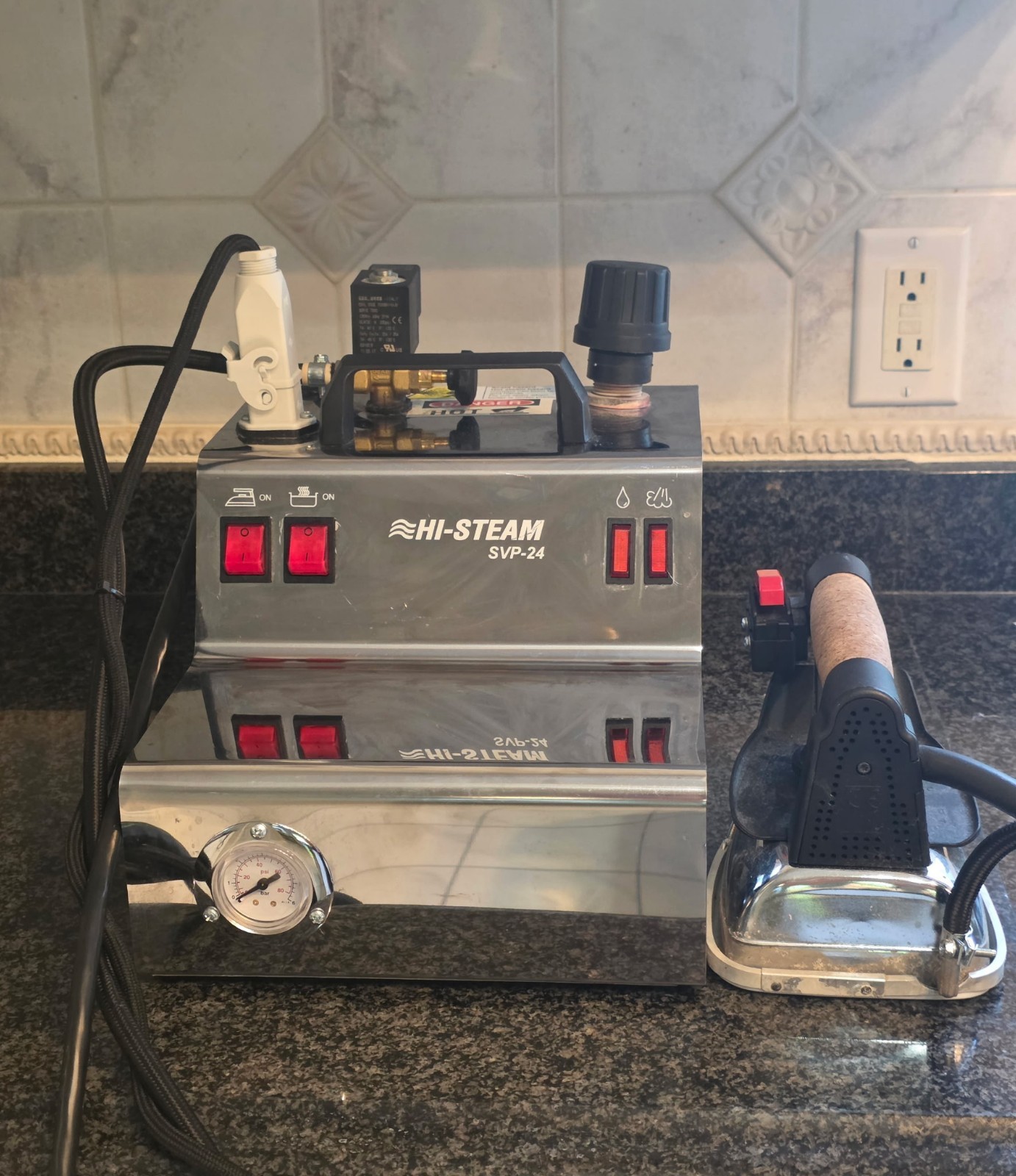 Hi-Steam SVP-24 Maxi Steam Mini Boiler USED - Tested Works Great - See Video Hi-Steam SVP-24 Maxi Steam Mini Boiler USED - Tested Works Great - See Video