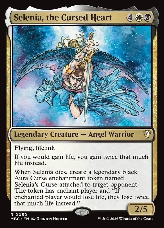 Selenia, the Cursed Heart (Foil) Mystery Booster Commander Edition Playtest Card Selenia, the Cursed Heart (Foil) Mystery Booster Commander Edition Playtest Card