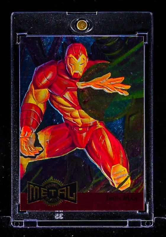 Iron Man RARE METAL BLASTER LIMITED EDITION INSERT Marvel Avengers