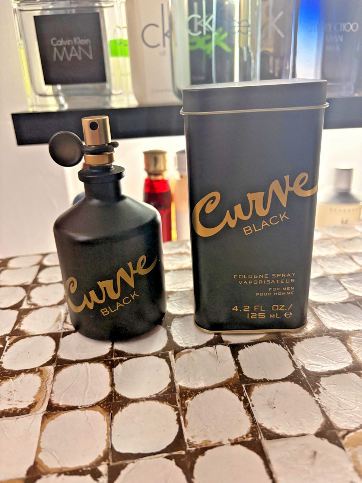 Liz Claiborne CURVE Black / Cologne Spray/ 4.2 oz (125ml) (Unboxed - New)