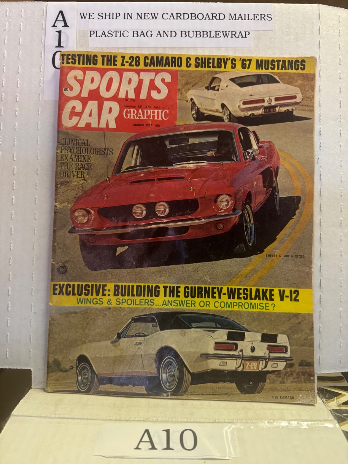 Vintage Sports Car Graphic Magazine March 1967