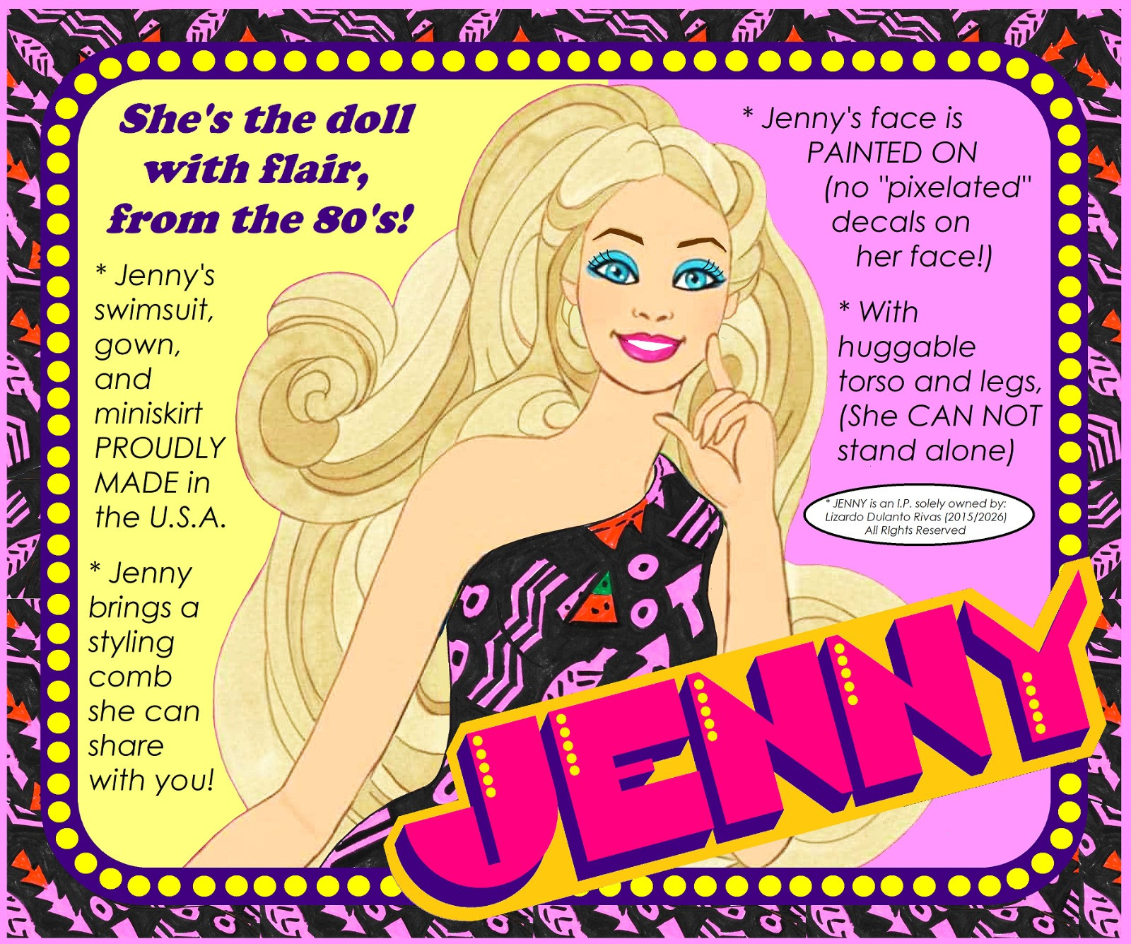JENNY; She has Flair from The 80's (18