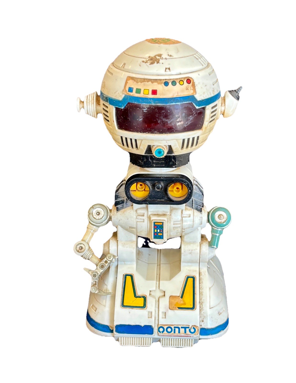 Robot QONTO Bandai Popy Message From Space Ultra Rare Battery Op PARTS OR REPAIR