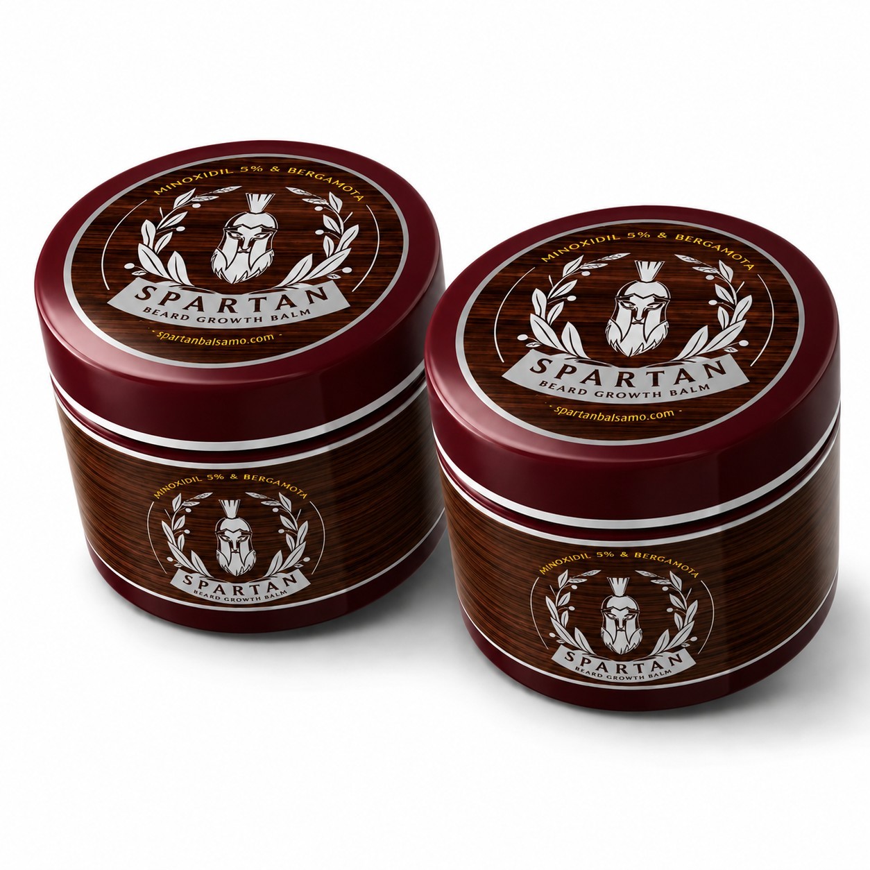 Spartan Beard & Mustache Growth Balm Active 5% Biotin Thicker Beard 2 Pack
