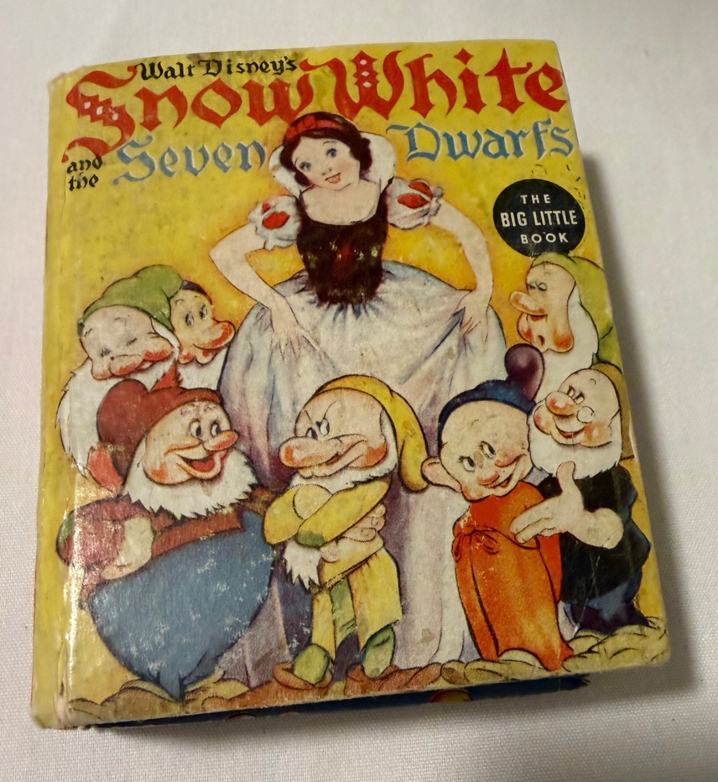 Original 1938 Snow White & the Seven Dwarfs 1st edition big little book vintage Original 1938 Snow White & the Seven Dwarfs 1st edition big little book vintage