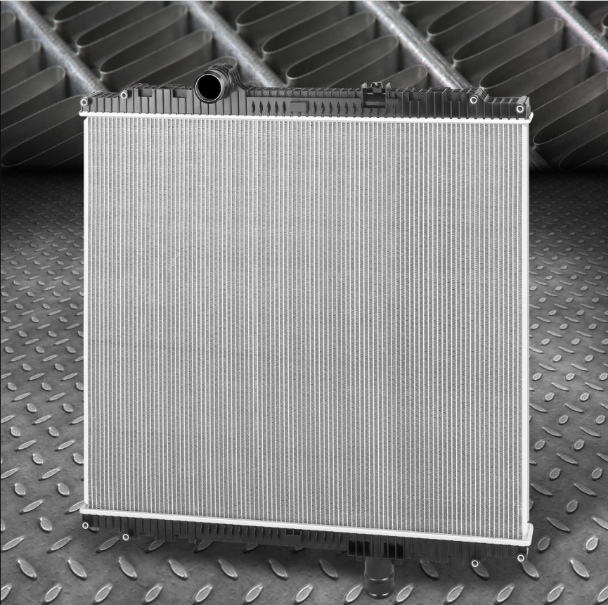 2-Row Aluminum Core Radiator For 08-13 Peterbilt 387 587 367 Kenworth T2000 T700