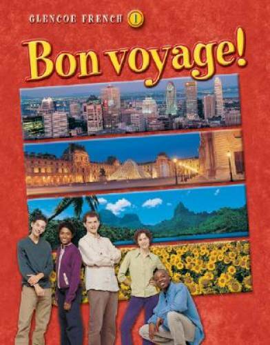 Bon voyage Level 1, Student Edition (GLENCOE FRENCH) - Hardcover - GOOD