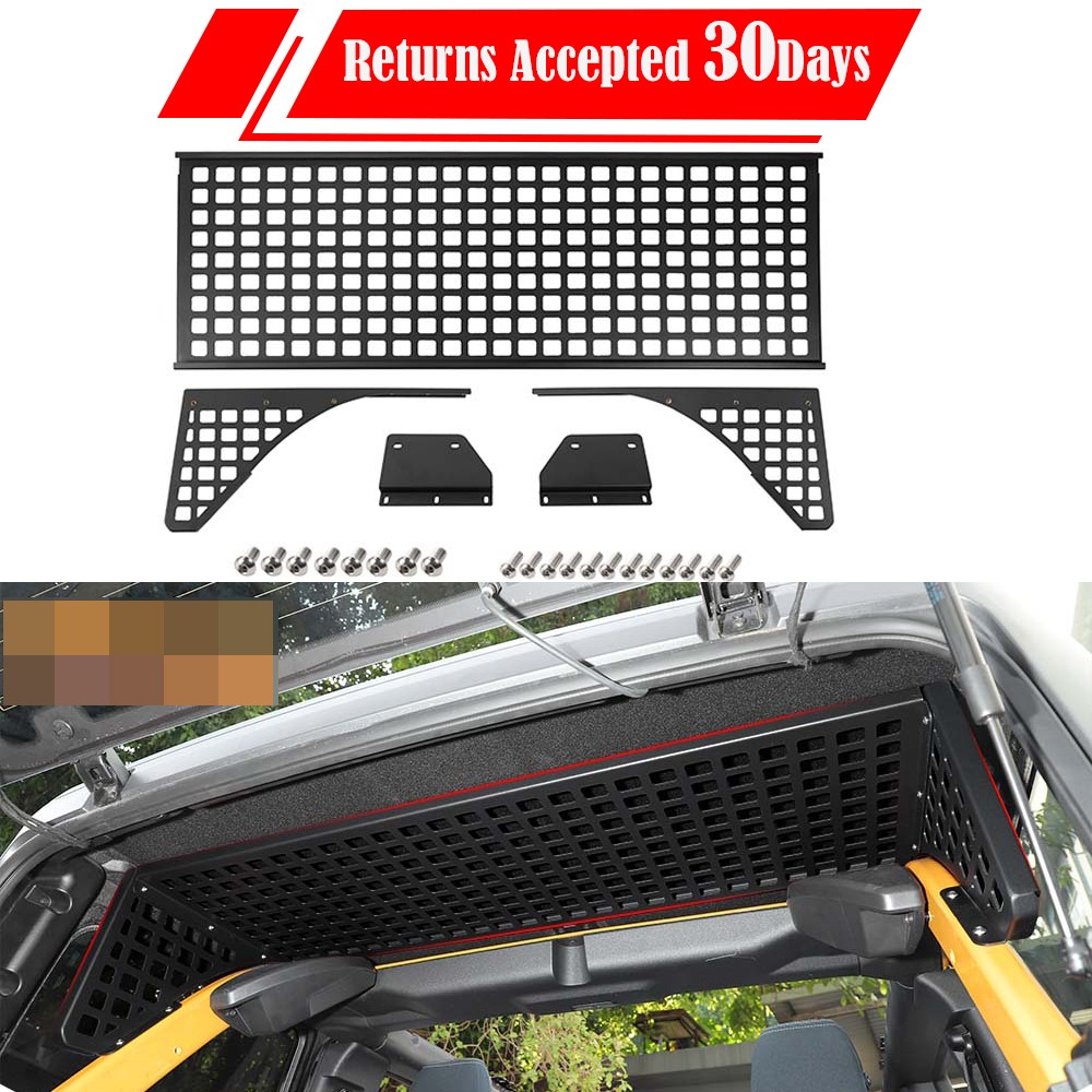 Cesta portaequipajes trasera de acero para For Ford Bronco 2021-2025