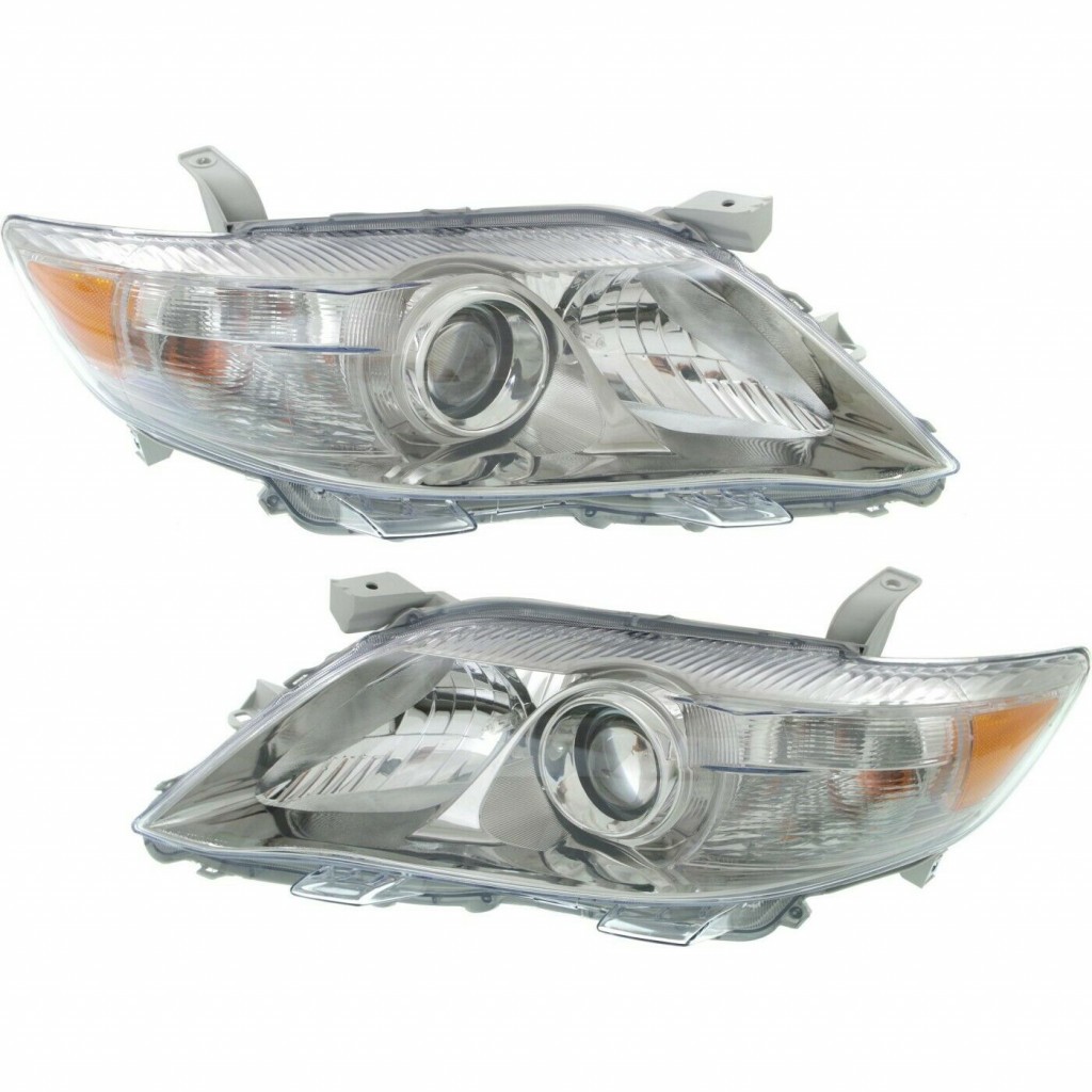 For Toyota Camry 2010 2011 Driver and Passenger Side Headlight Assembly CAPA