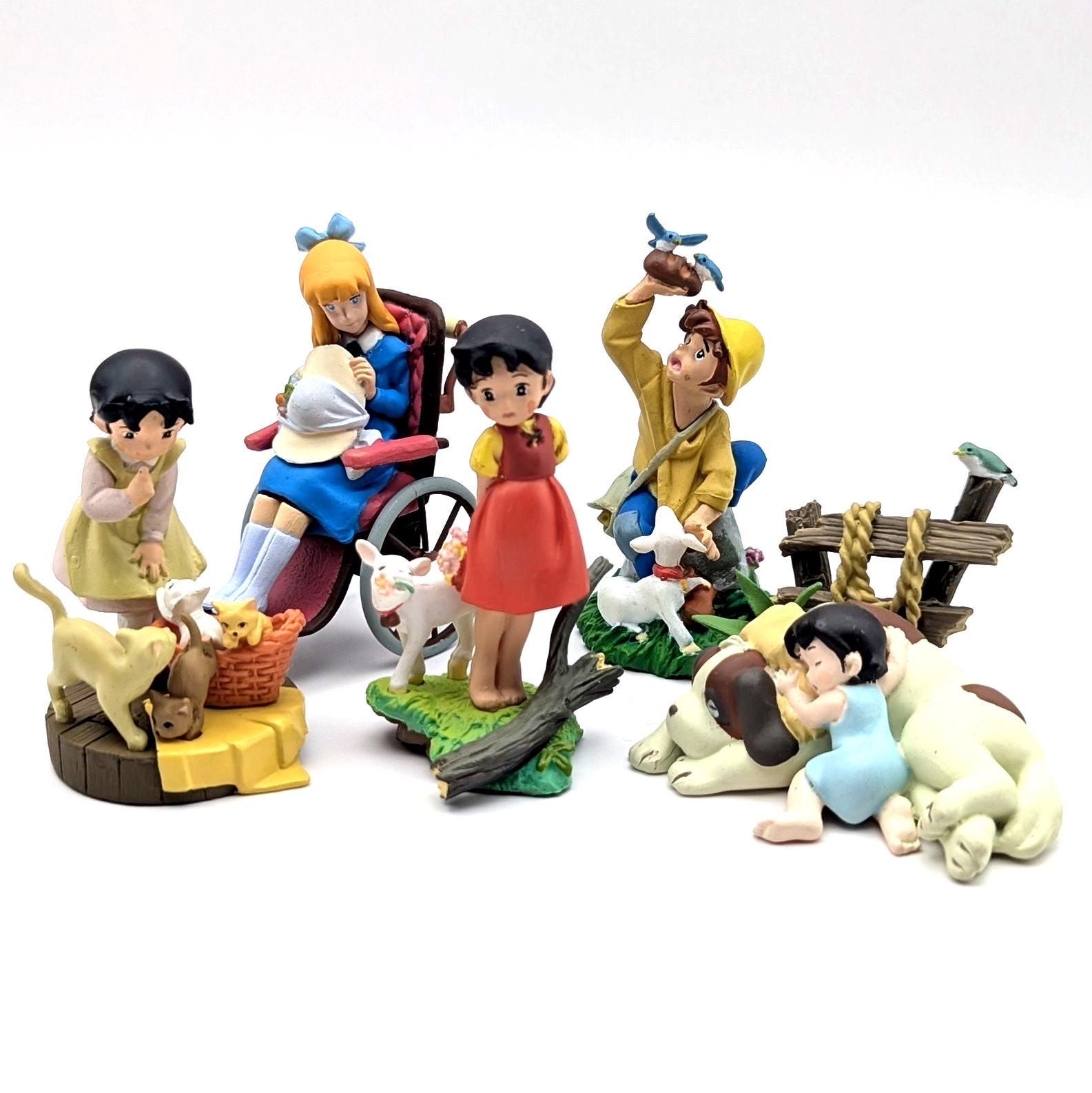 Heidi Girl Of The Alps Mini Vignette Series Figure Set of 5 Adult Collector 15+