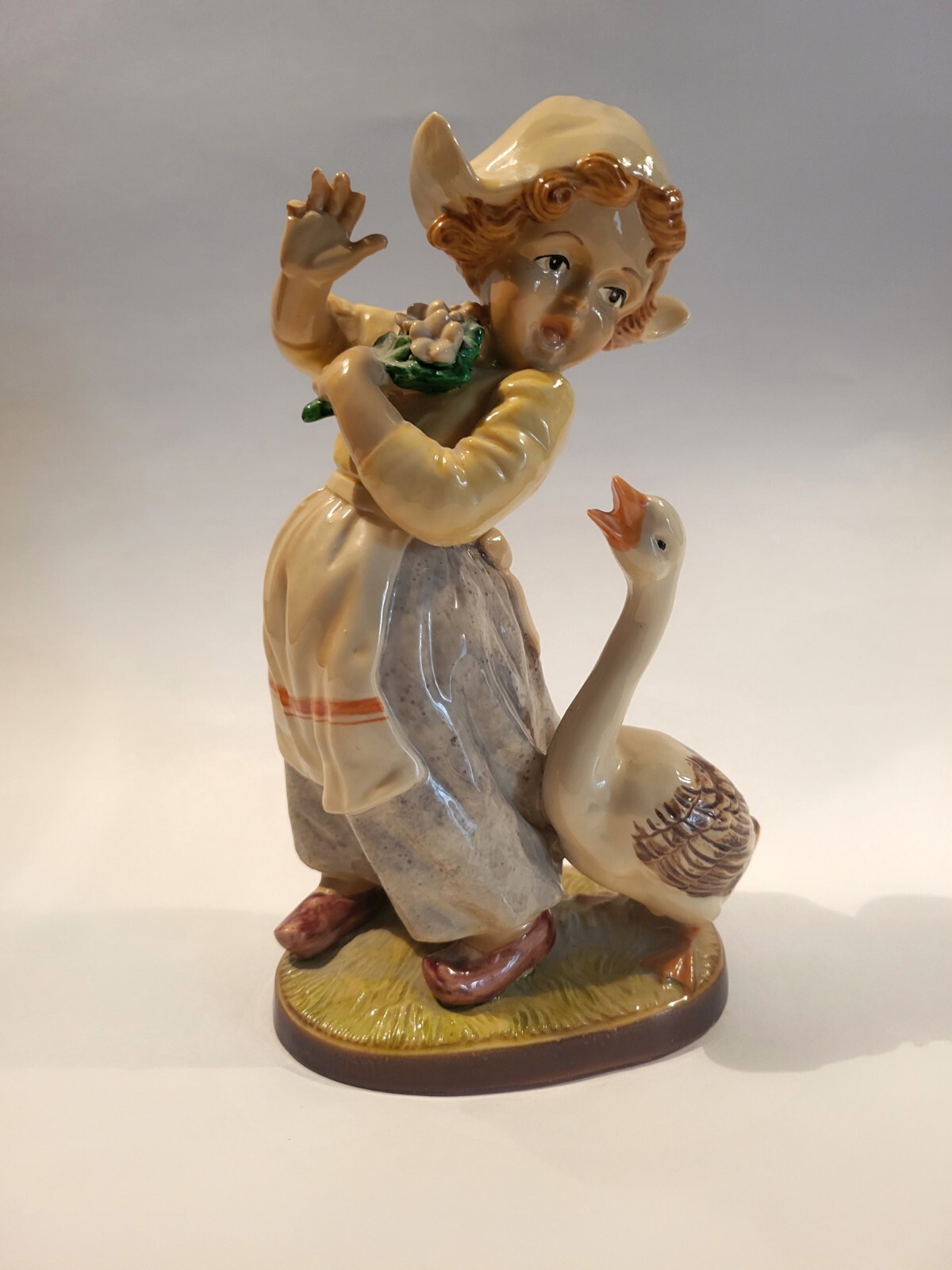 Antique Czech GOOSE GIRL Figure 7 Antique Czech GOOSE GIRL Figure 7