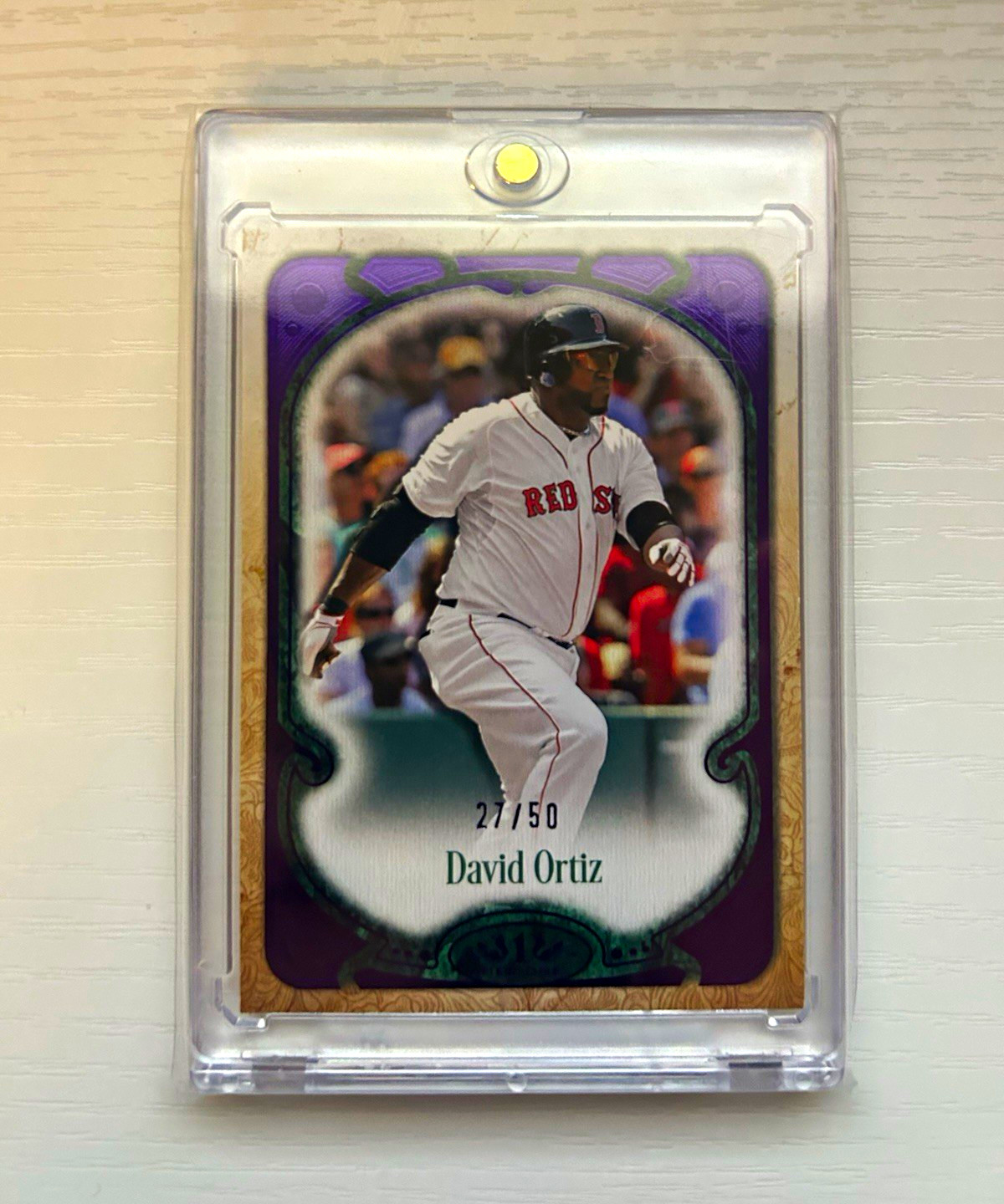 2026 Topps Tier One David Ortiz Purple Parallel #12 /50 Boston Red Sox
