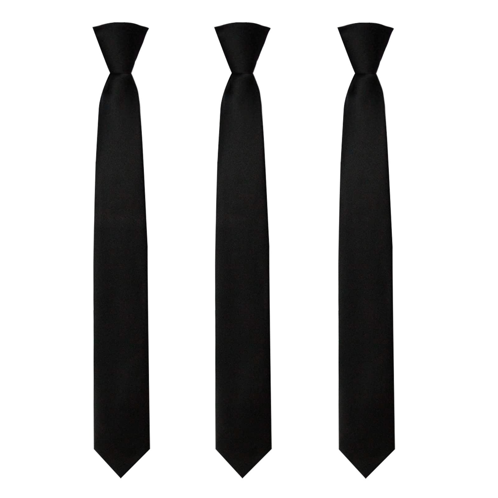 Solid Color Clip-On Men\'s Tie 3.15\ Solid Color Clip-On Men\'s Tie 3.15\