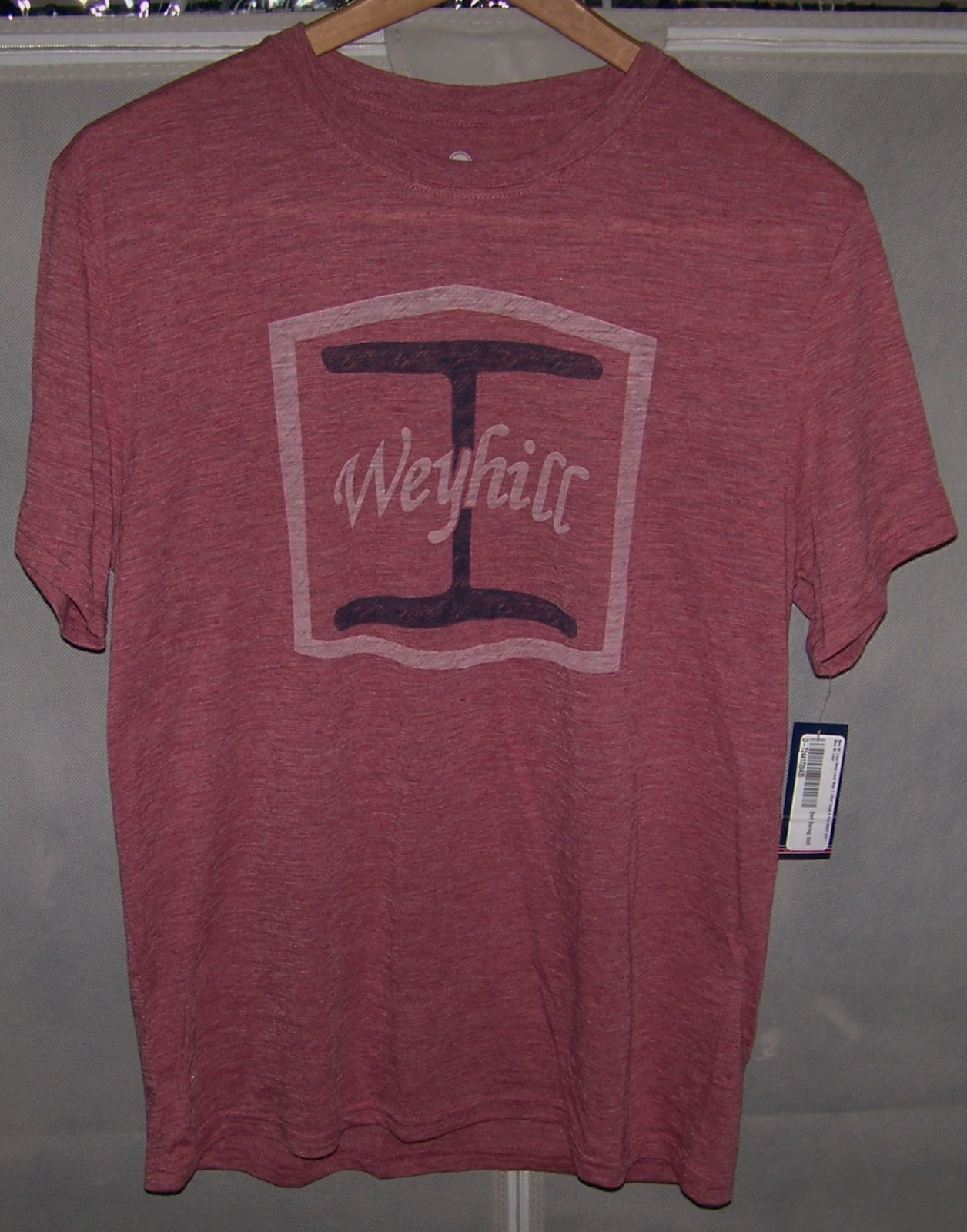 NEW LEVELWEAR Crew Neck Golf Tee Shirt WEYHILL SAUCON VALLEY Sz S Poly & Cotton