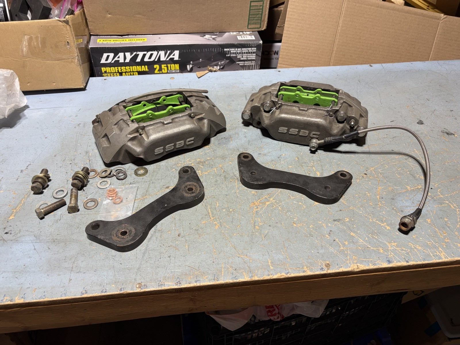 1994-2004 Mustang SVT Cobra SSBC 4 Piston  Front Brake Calipers