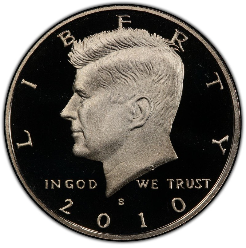 2010-S Clad Proof Kennedy Half Dollar 50C