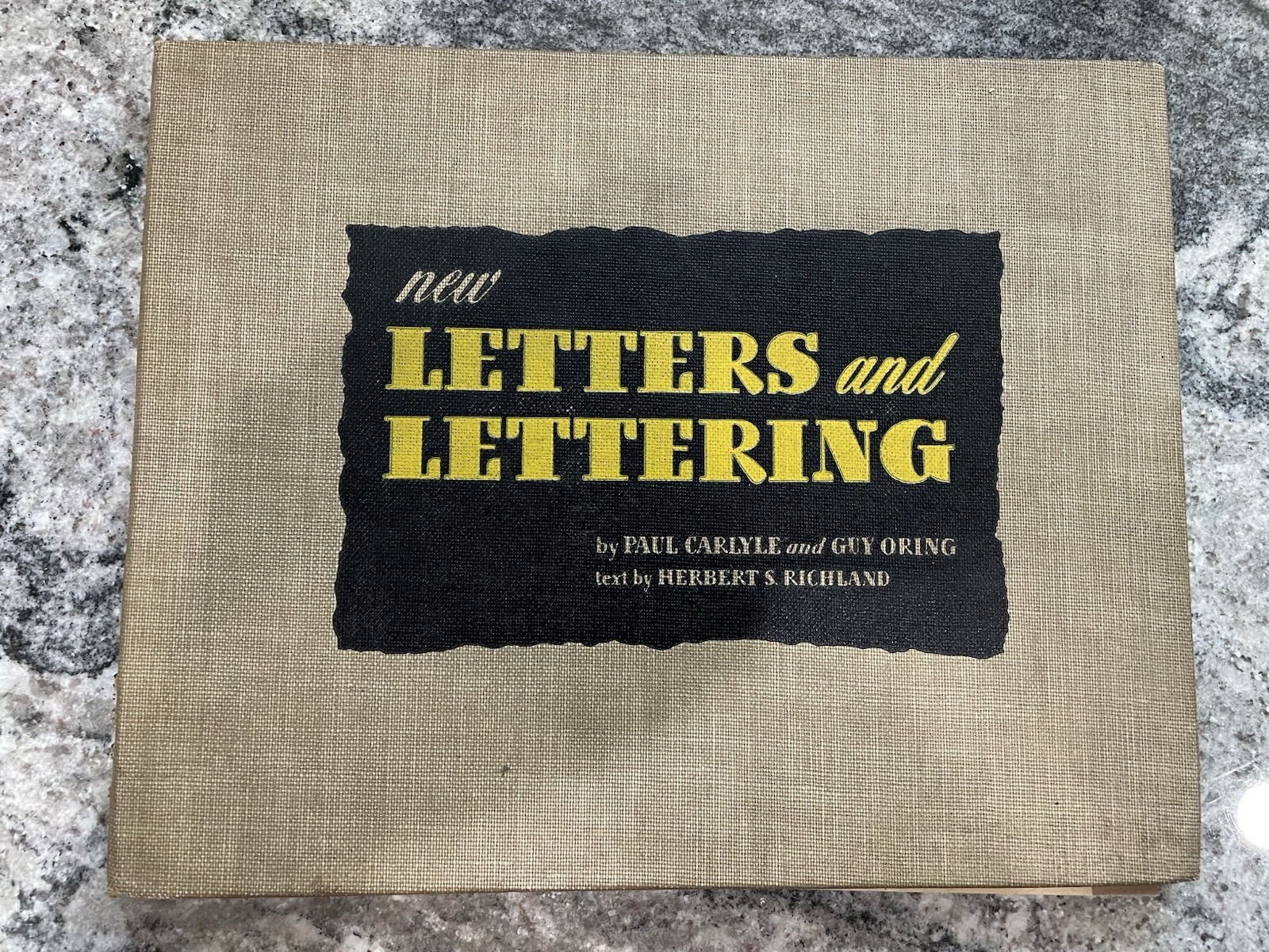 Vtg 1943 *New Letters & Lettering\ Vtg 1943 *New Letters & Lettering\