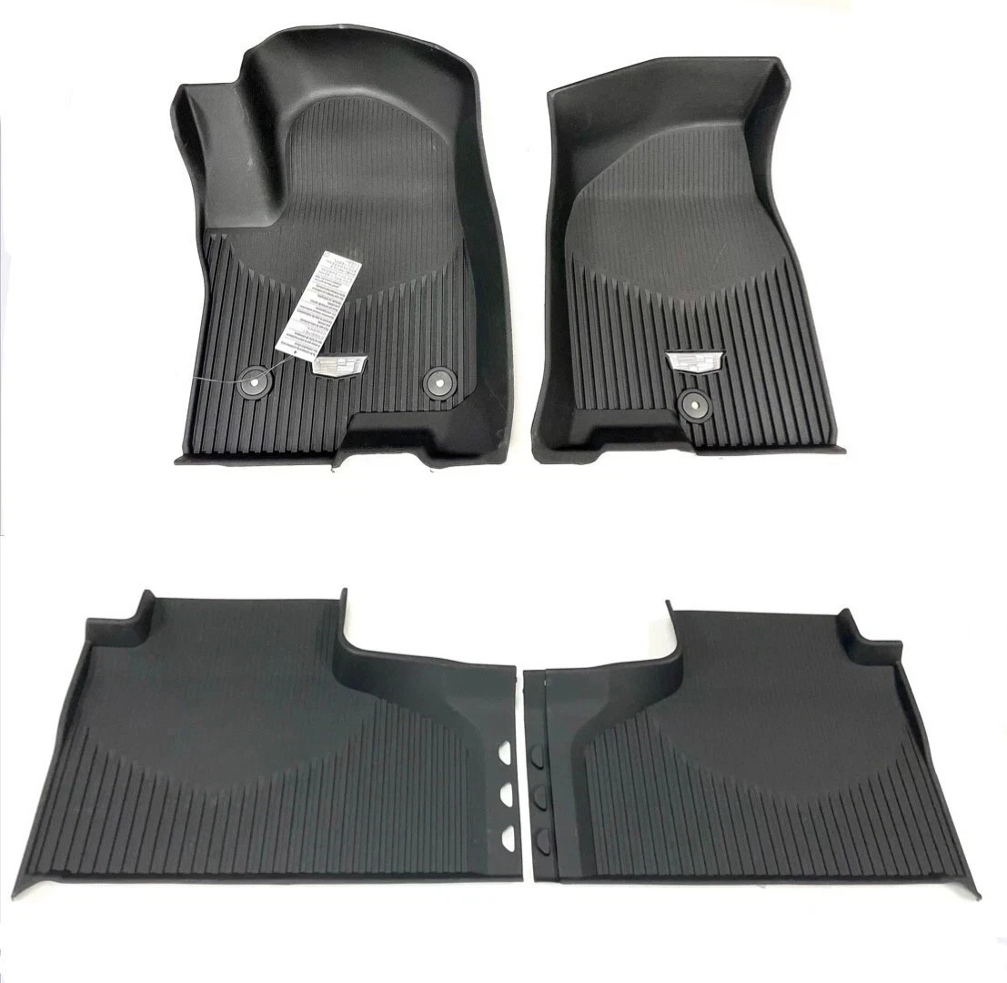 2021-2027 Cadillac Escalade / ESV Front & 2nd Row Floor Liners Black OEM GM
