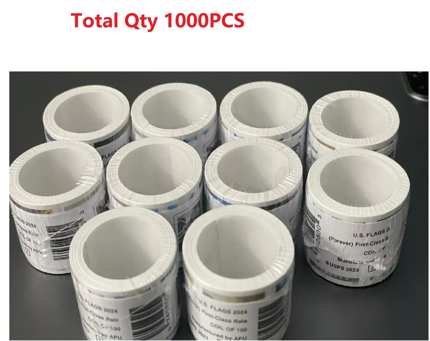 Collection U.S. Flag Forever PAPER 2024 Total Qty 1000 PCS Collection U.S. Flag Forever PAPER 2024 Total Qty 1000 PCS