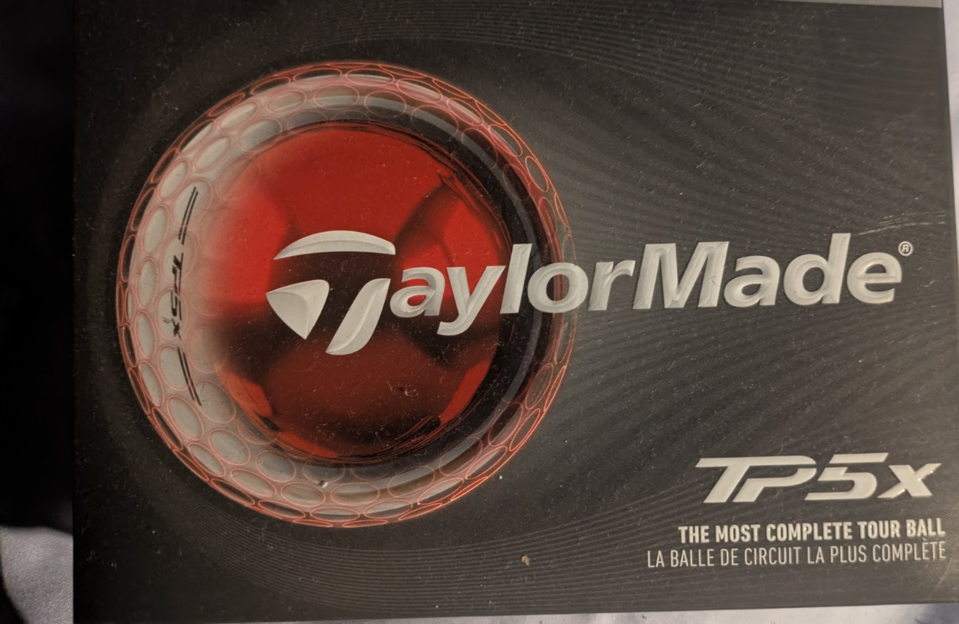 TaylorMade TP5x Golf Ball, Dozen