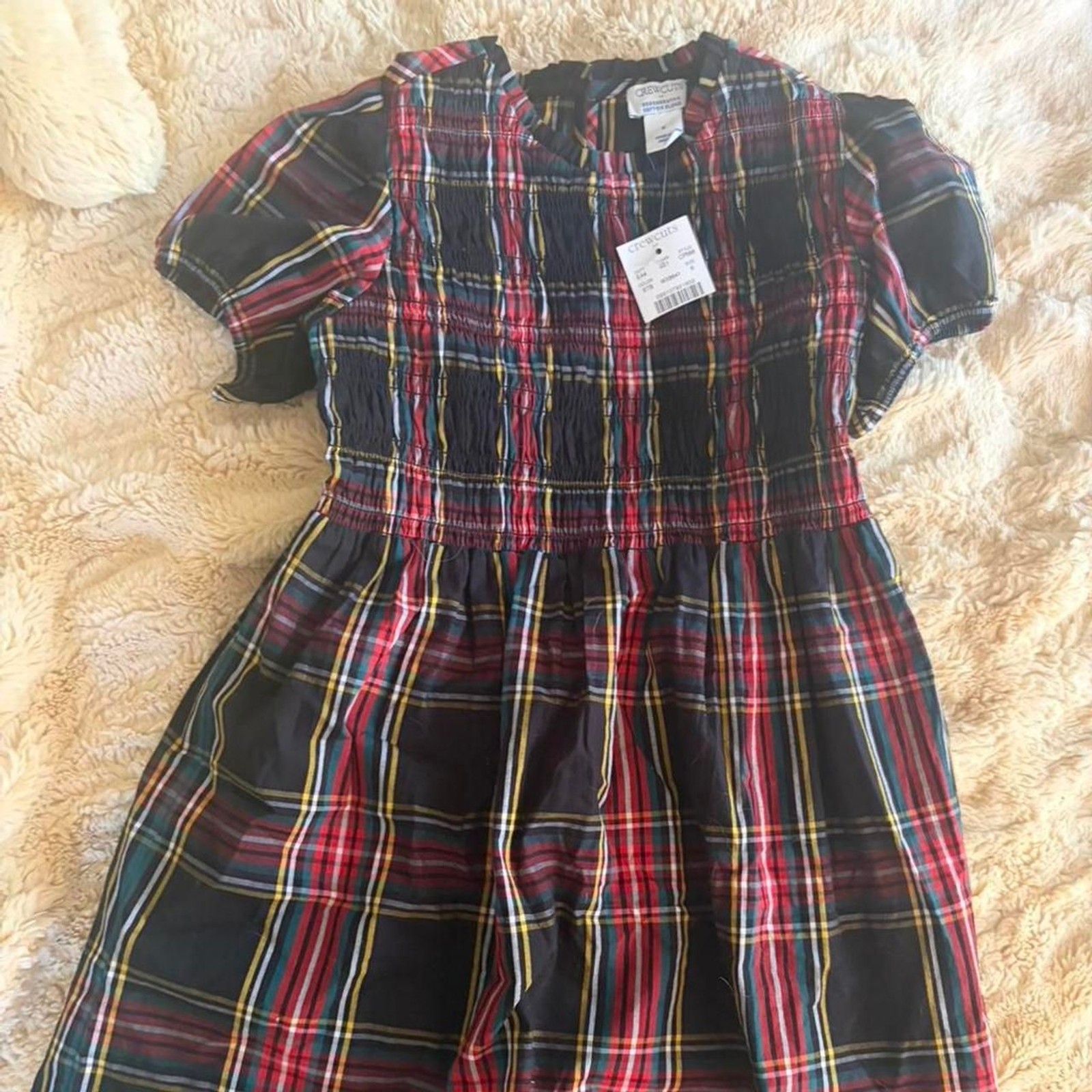 Crewcuts Girls Plaid Dress NWT Sz. 6 Crewcuts Girls Plaid Dress NWT Sz. 6