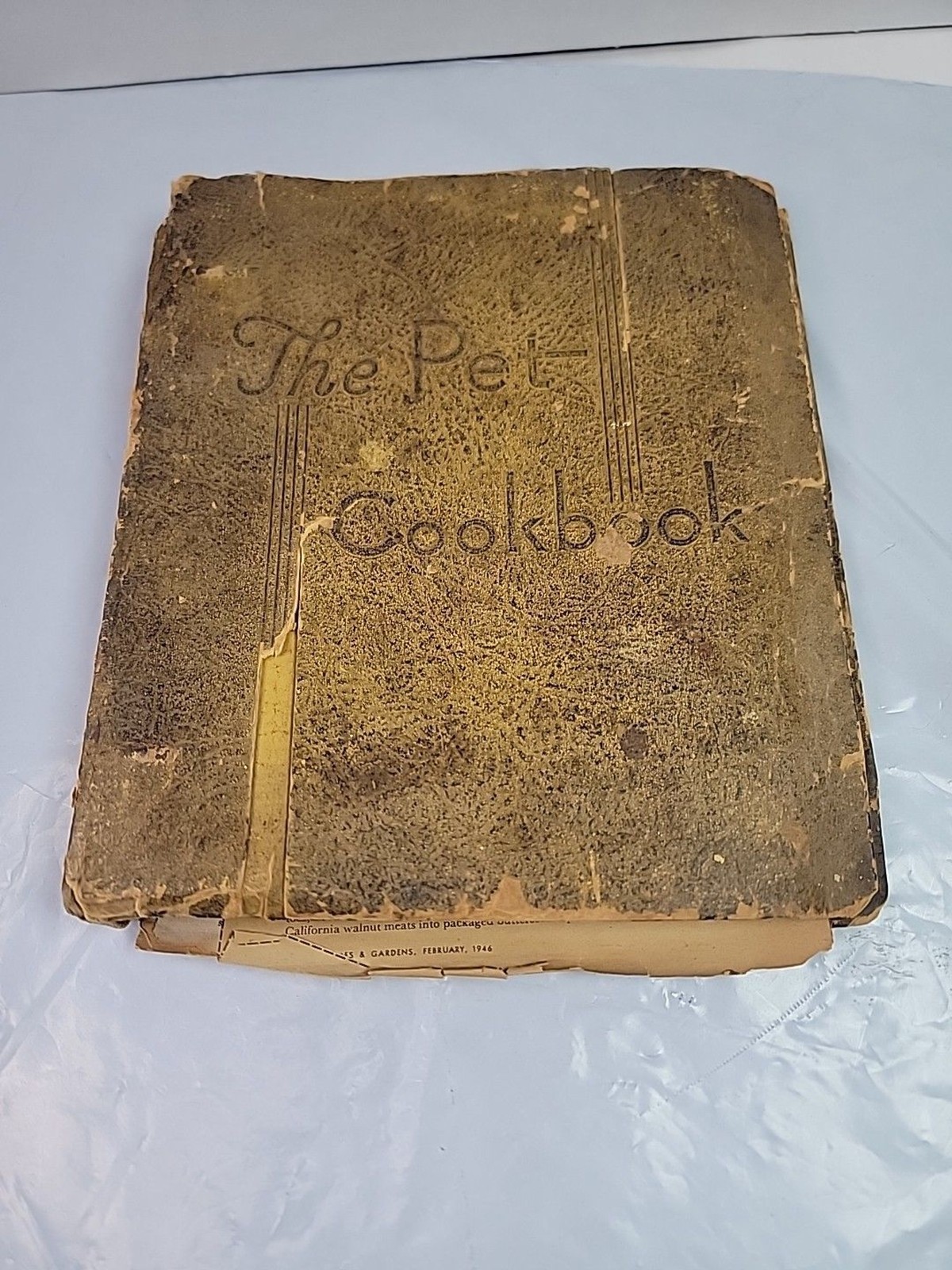 Vintage 1935 The Pet Cookbook Pet Milk Company Recipe Binder St Louis Advertisin