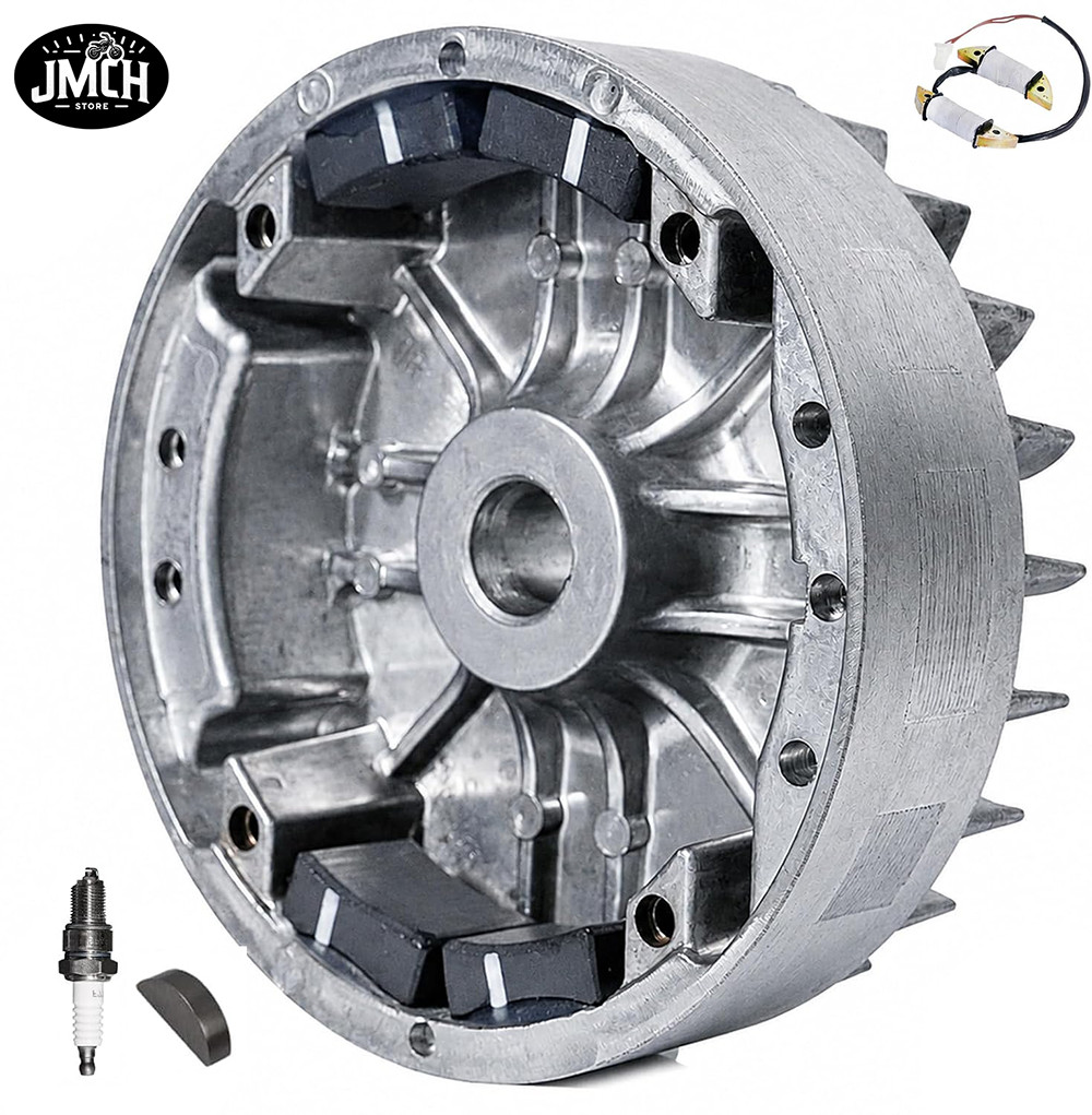 Aluminum Flywheel Charging Coil Kit for Coleman B200RSV B200 Mini Bike 20°