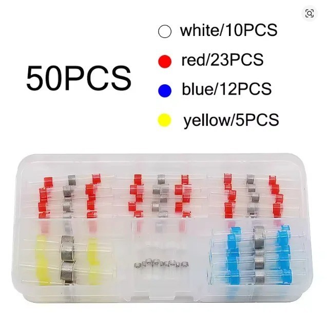 500/200PCS Waterproof Solder Stick Seal Sleeve Heat Shrink Butt Wire Connectors 500/200PCS Waterproof Solder Stick Seal Sleeve Heat Shrink Butt Wire Connectors