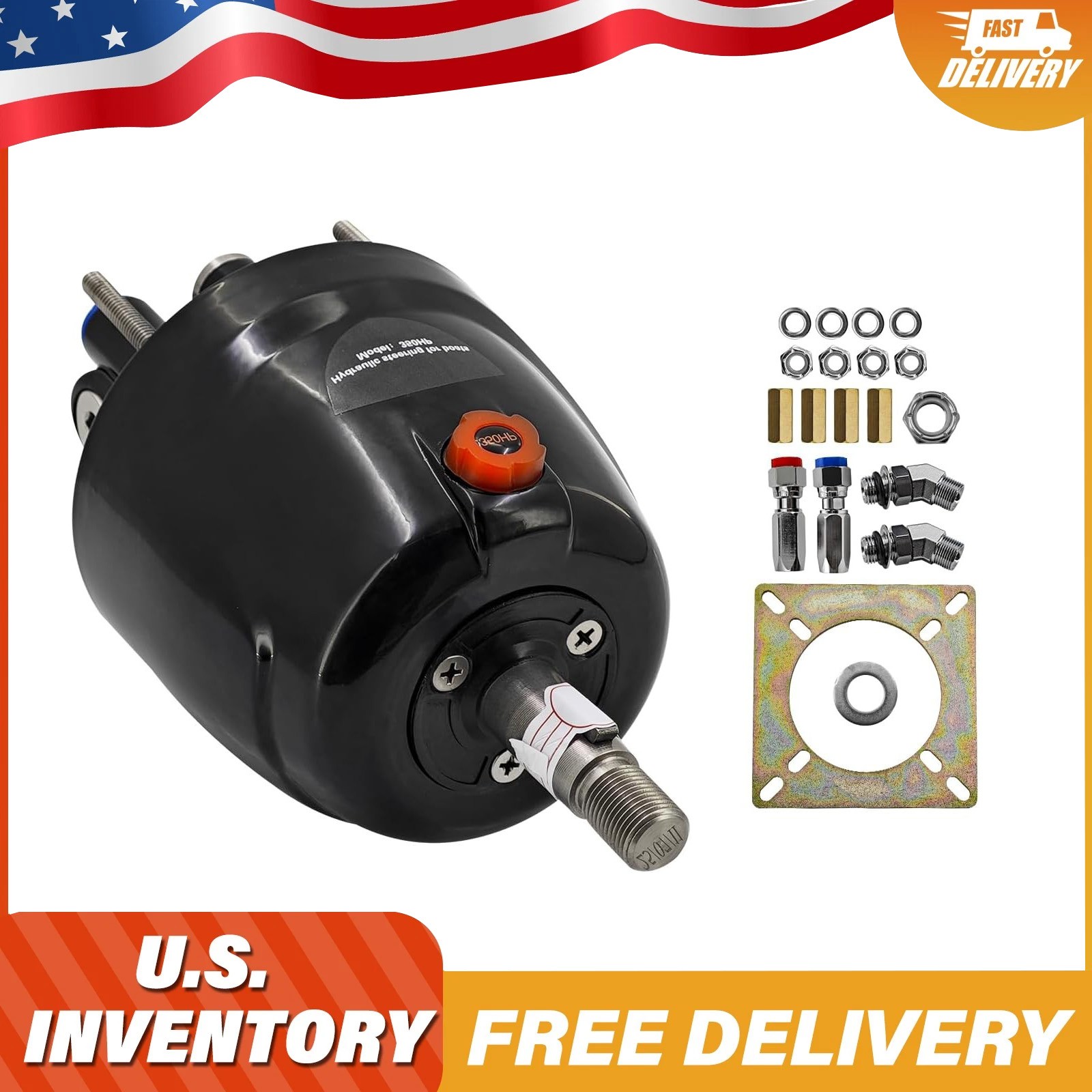 For SEASTAR HH5271-4 SEASTAR HELM 1.7 FM ORB Hydraulic Marine Helm Pump 350HP