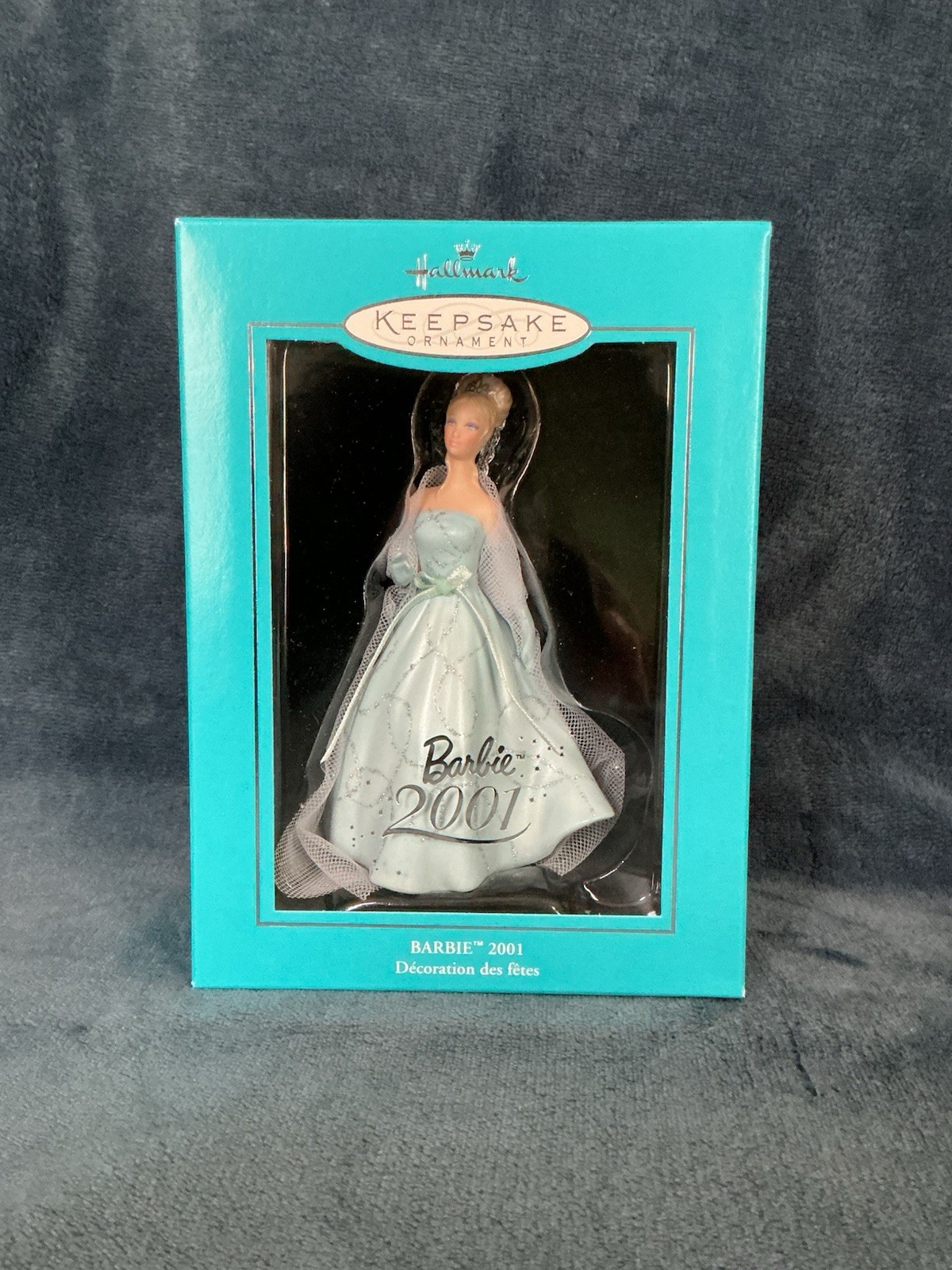 Hallmark Keepsake “Barbie 2001” Club Exclusive Porcelain Ornament Hallmark Keepsake “Barbie 2001” Club Exclusive Porcelain Ornament