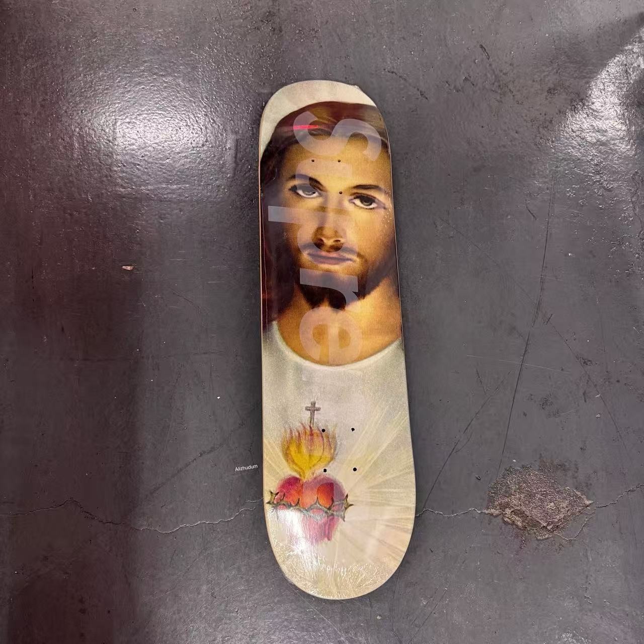 SUPREME FW26 PRAYER CARD SKATEBOARD JESUS CANDLE BOX LOGO 8.25\