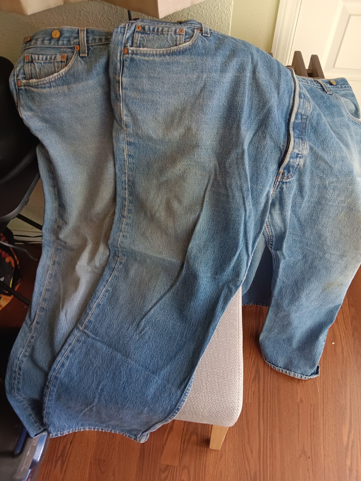 Vintage American Made Levi 501 Button Fly.