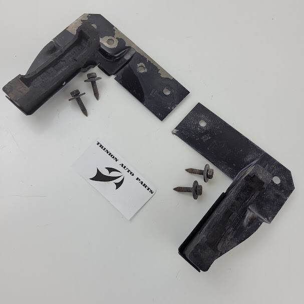 1996-1999 Chevy C1500 K1500 Truck Upper Radiator Support Brackets with Bolts OEM