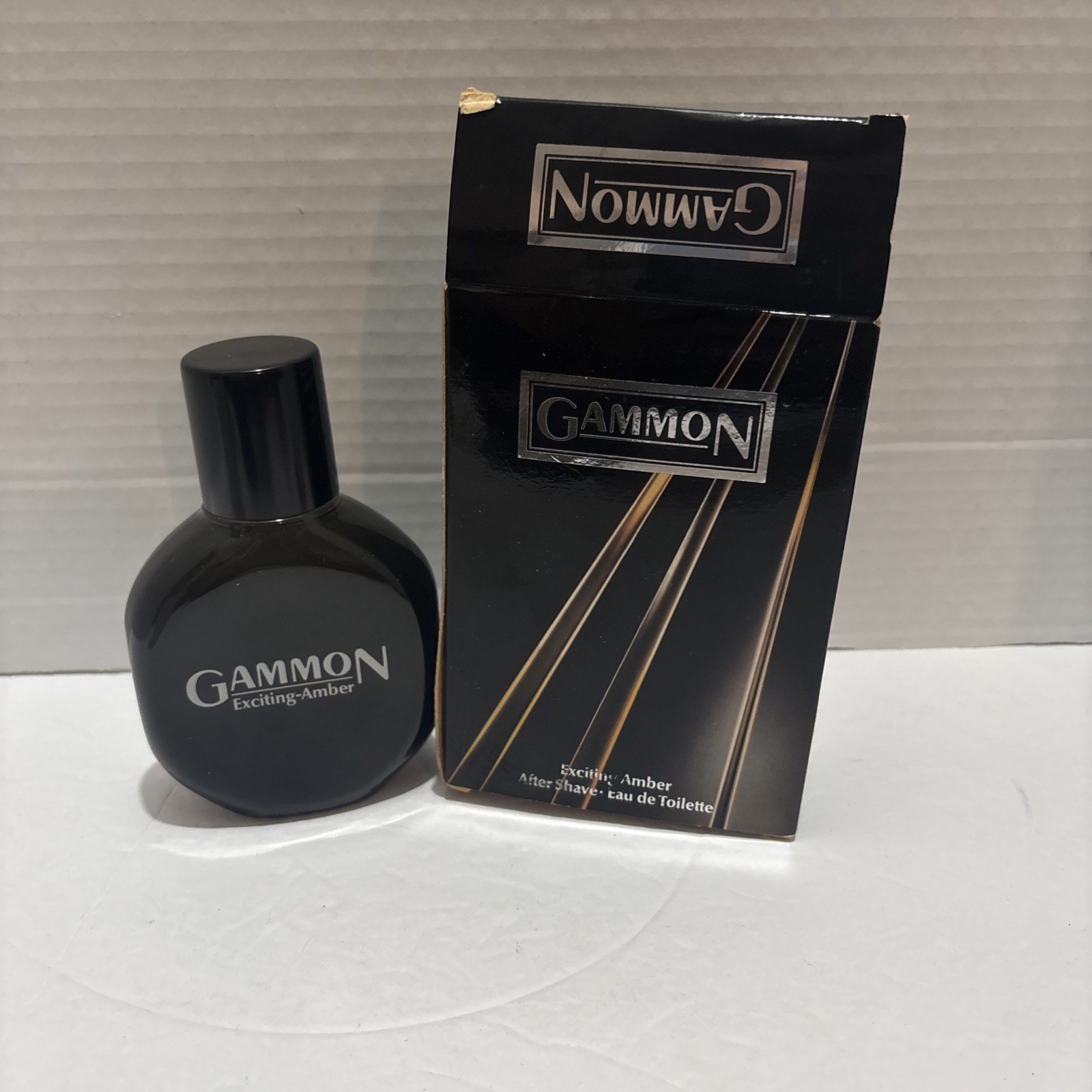 Vintage 80s New In Box Gammon Exiting Amber After Shave 100ml. Eau De Toilette Vintage 80s New In Box Gammon Exiting Amber After Shave 100ml. Eau De Toilette