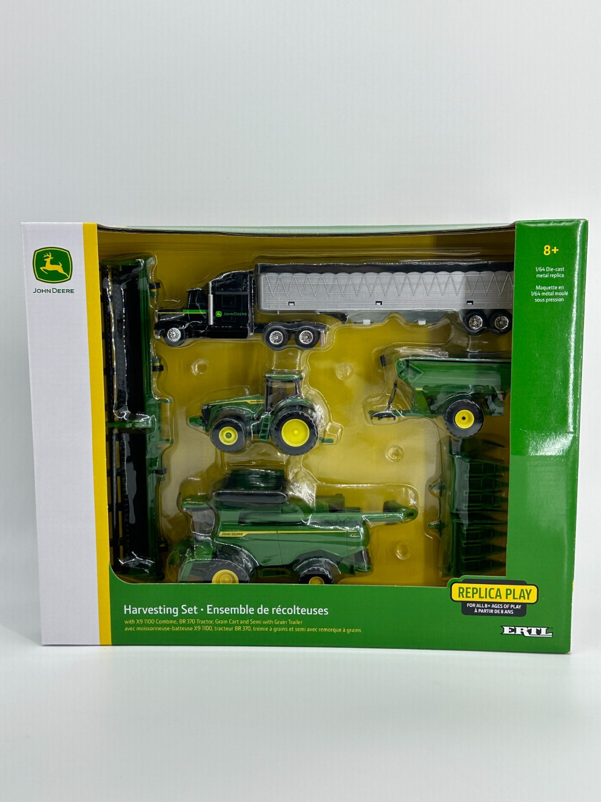 NEW John Deere ERTL 1/64 Harvesting Set Die Cast Replica - LP84534