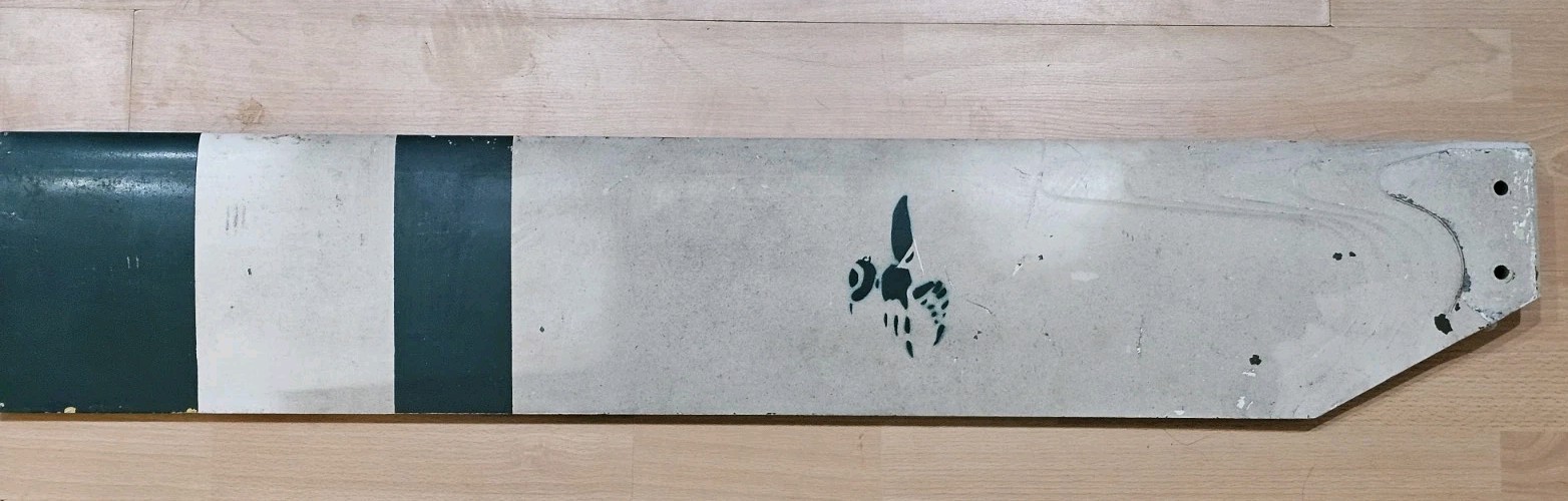 Bell Helicopter UH-1 Huey Tail Rotor Blade Green Hornet Vietnam Era 1960's Bell Helicopter UH-1 Huey Tail Rotor Blade Green Hornet Vietnam Era 1960's